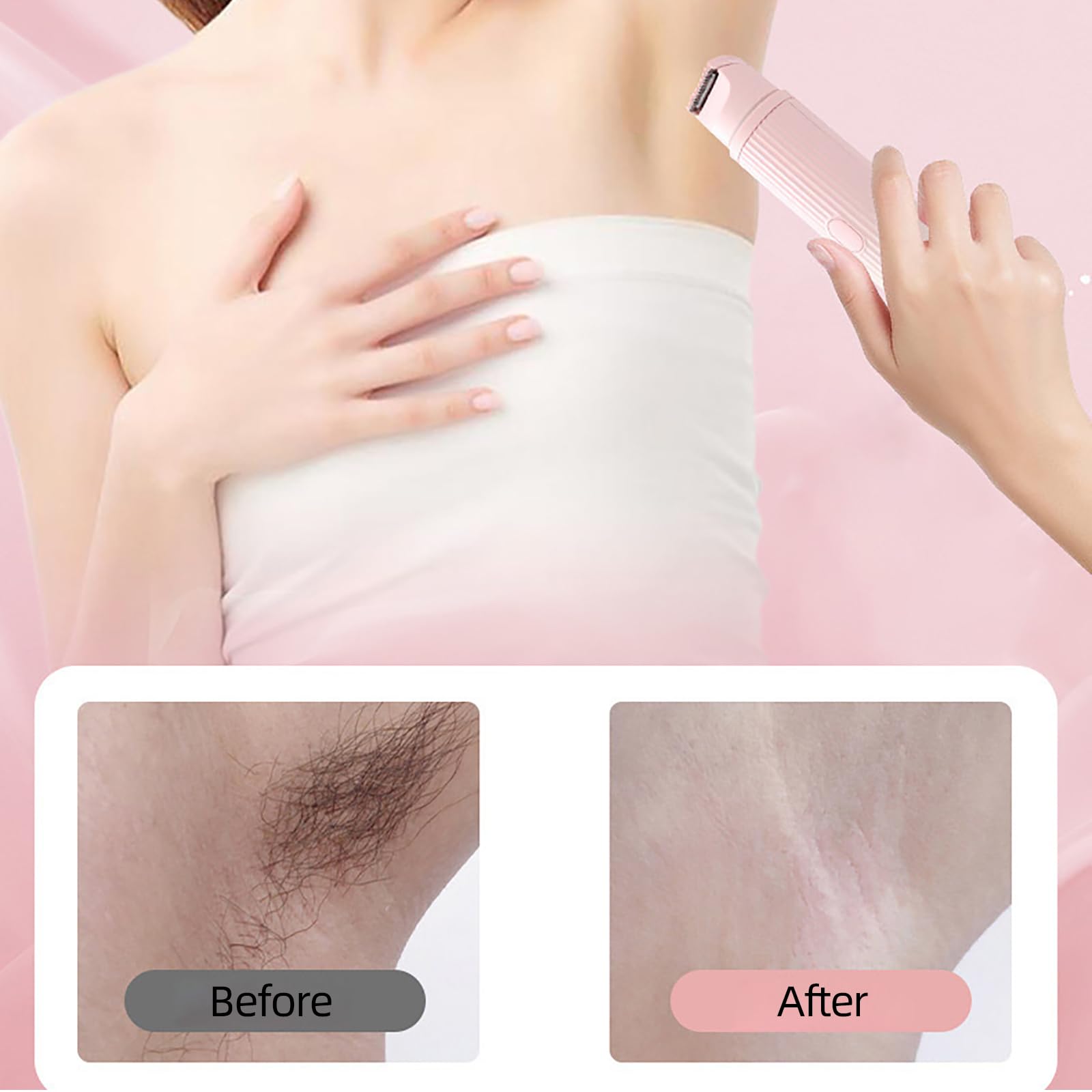 Best Cordless Electric Shaver for Women - USB Rechargeable Hair Trimmer for Legs, Face & Body | Smooth Shaving at Home or Travel