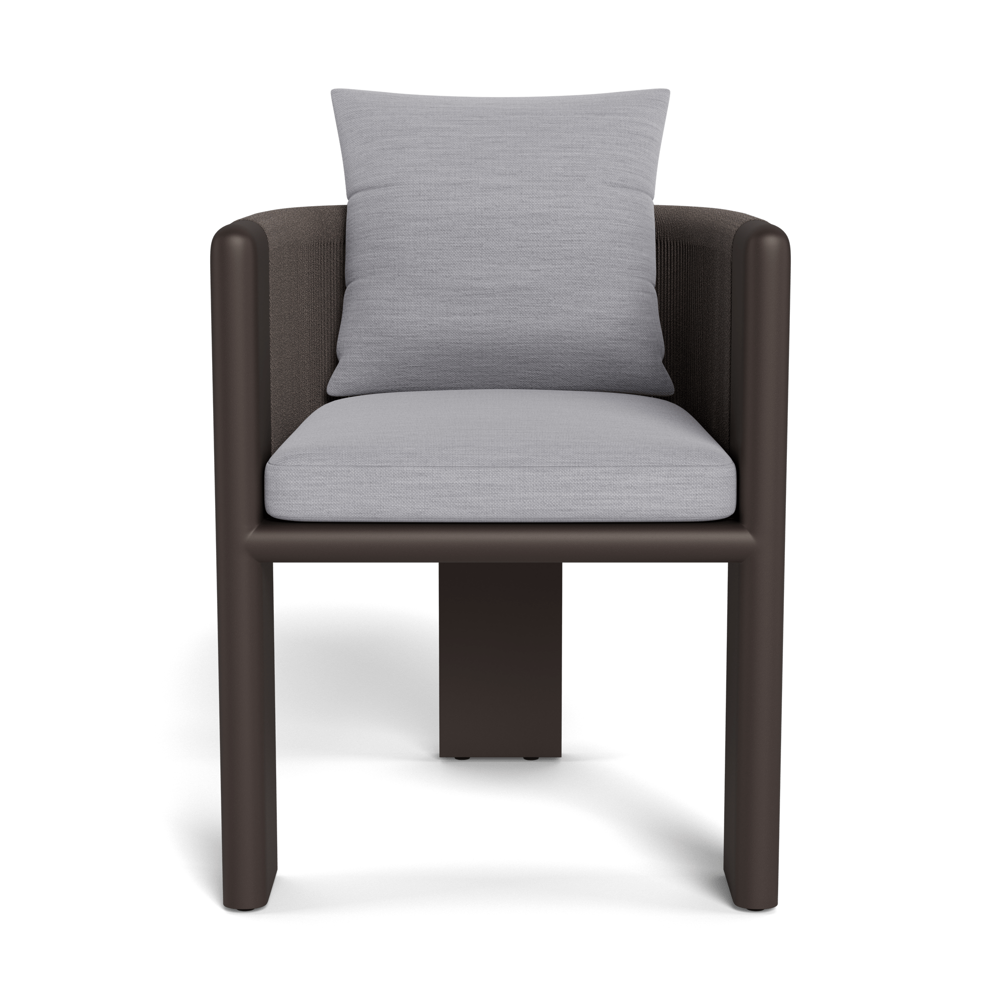 Palm Beach Aluminum Dining Chair - Outdoor Patio Furniture Set for Poolside, Garden, and Backyard Relaxation