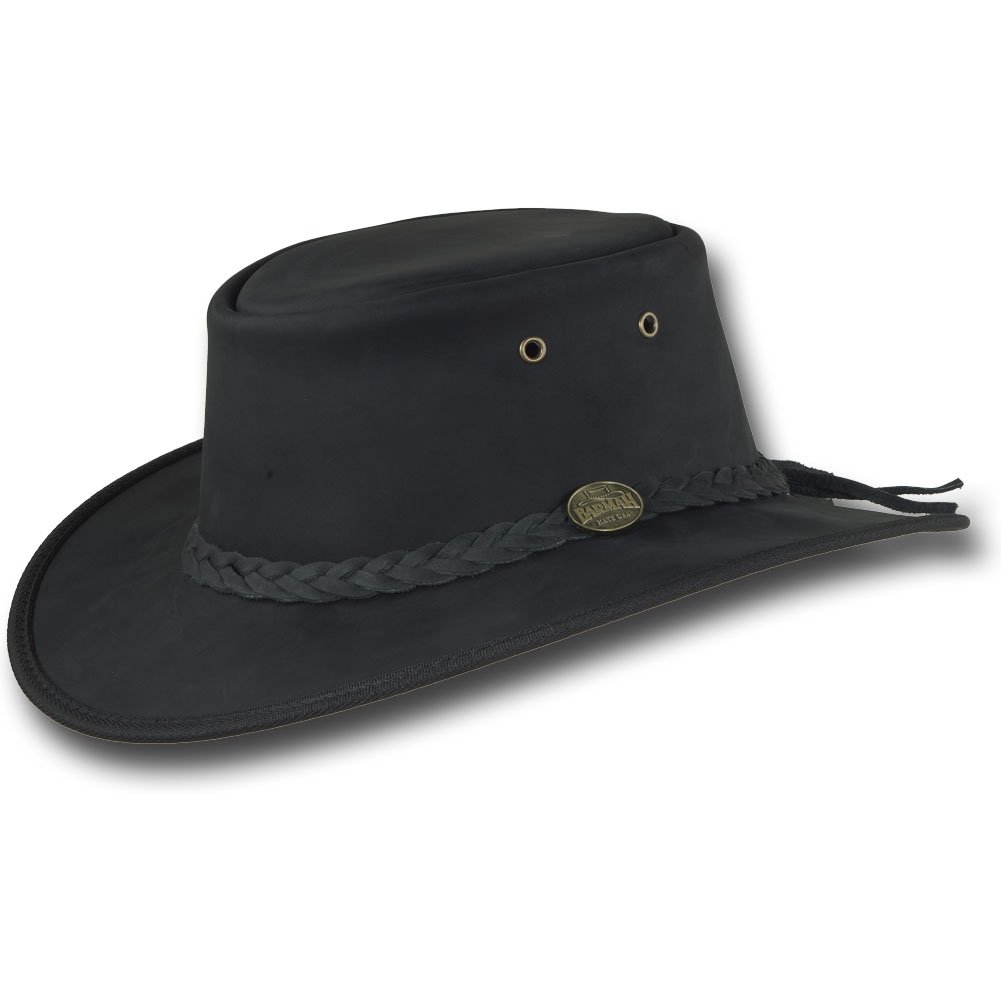 Foldable Bronco Leather Cowboy Hat for Men & Women - Durable & Stylish Western Hat for Outdoor Rides, Rodeos, and Country Events - Item 1060