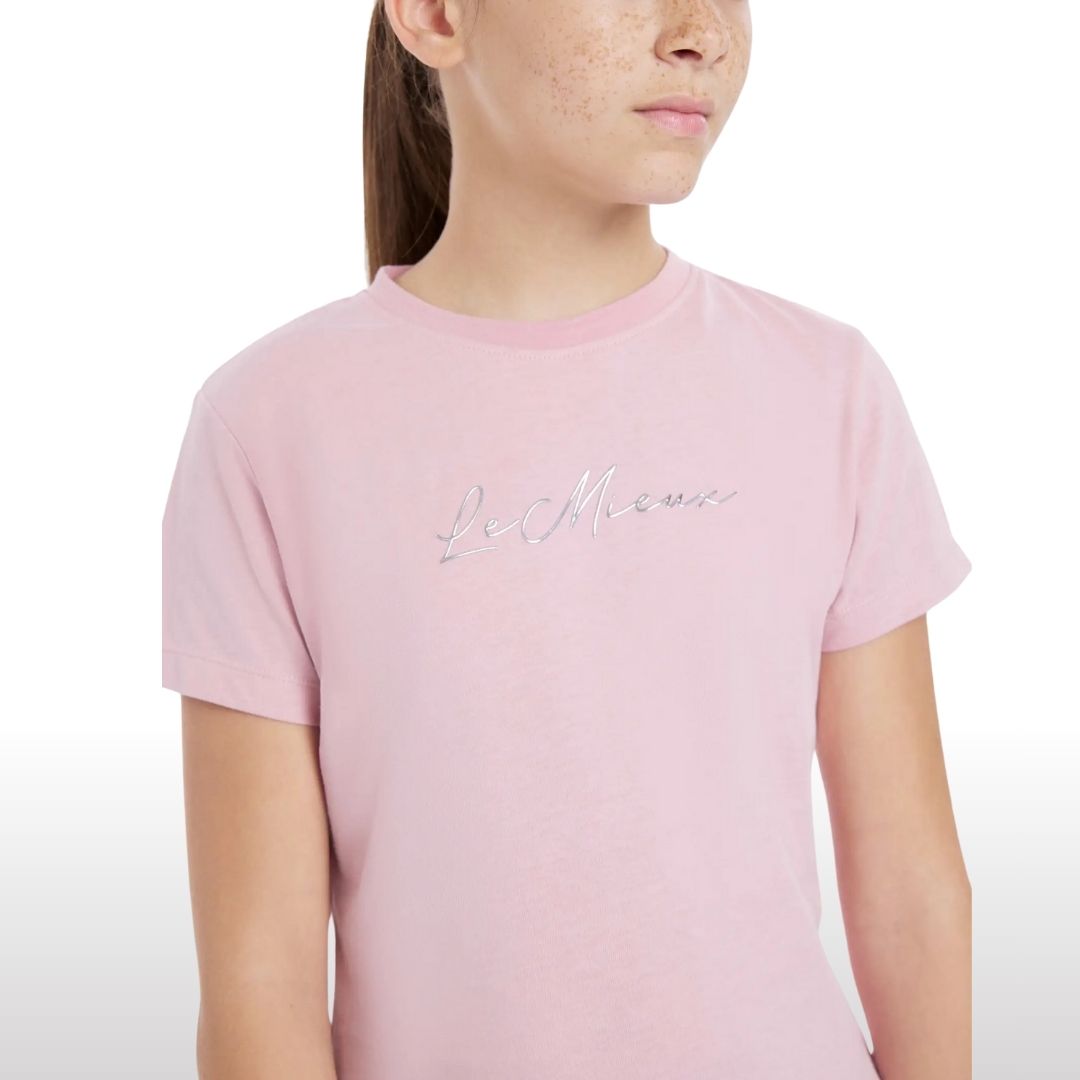LeMieux Young Rider Arianna T-Shirt - Breathable & Comfortable Equestrian Tee for Girls - Perfect for Horse Riding, Training & Casual Wear