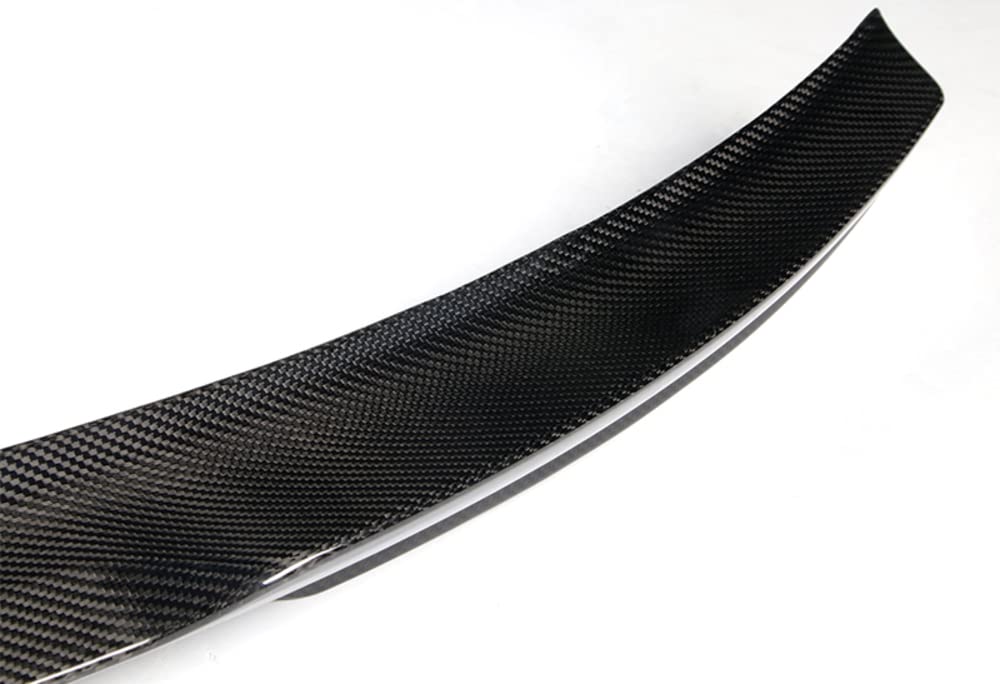 Q1-Tech Real Carbon Fiber Rear Trunk Spoiler Wing for 2019-2025 BMW 3-Series G20/G28 (320i 330i M340i) - M4 Style Lip Spoiler - Enhances Aerodynamics & Sporty Look for Street Racing & Car Shows