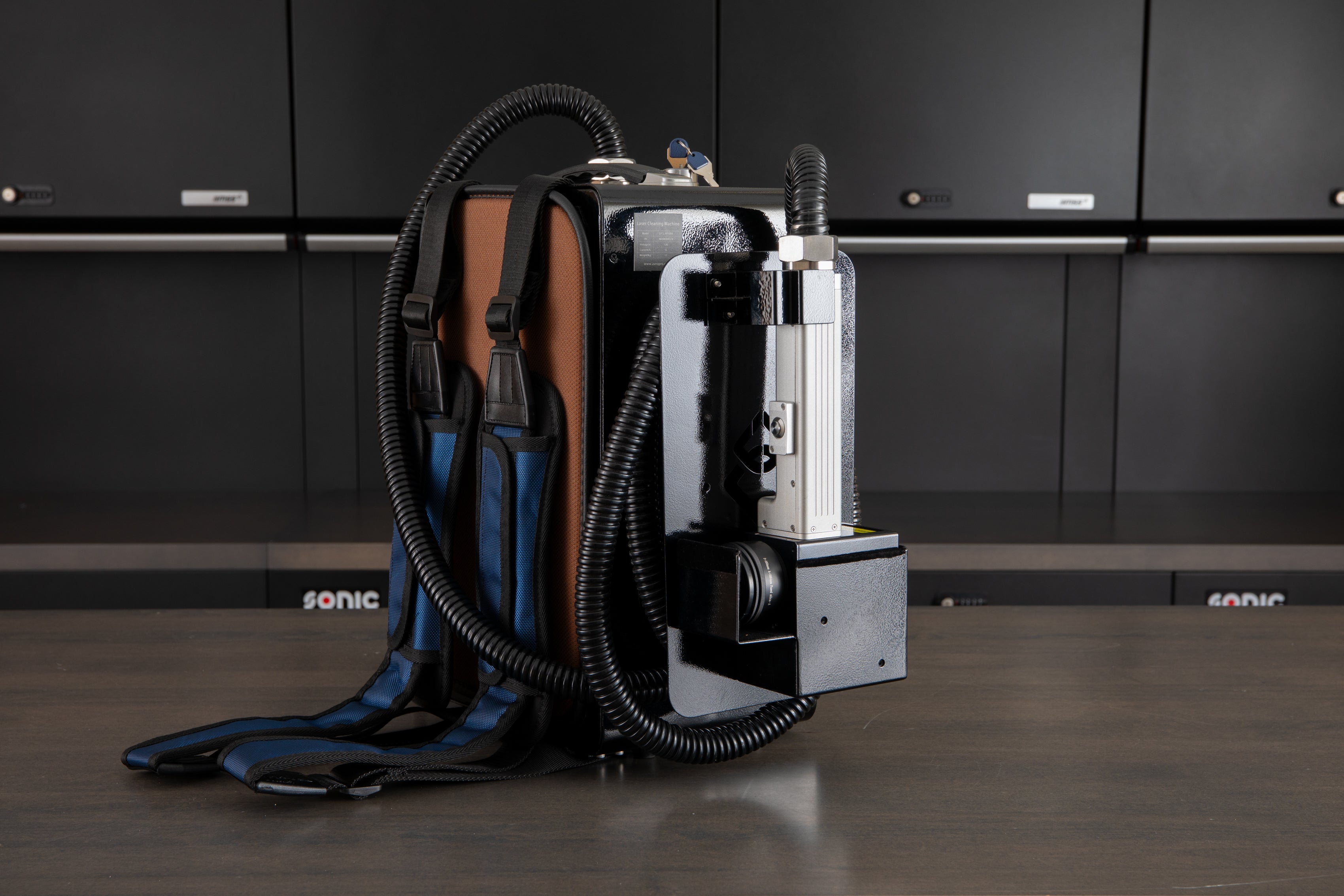 AVRO 100W Portable Laser Cleaning Machine for Rust Removal - Professional Backpack Laser Cleaner for Metal, Automotive & Industrial Use - Perfect for DIY, Welding Shops & Restoration Projects