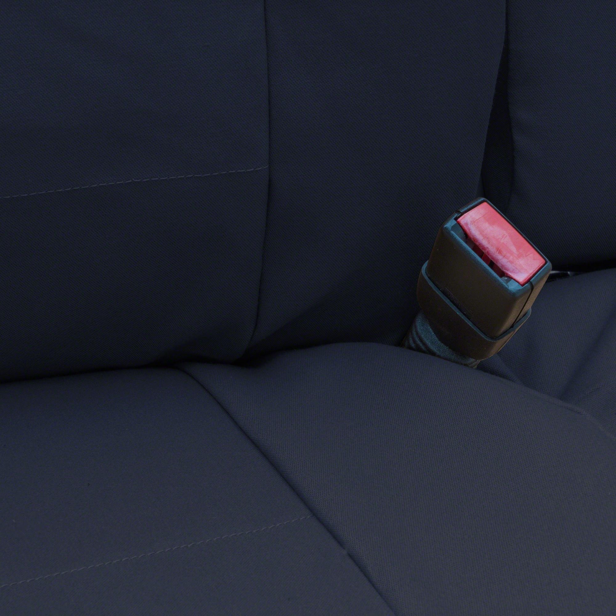 Coverking Custom Fit Rear 60/40 Bench Seat Cover for Saturn Vue - Durable Polycotton Drill Fabric (Navy Blue) | Perfect for Car Interior Protection, Pet Hair Resistance & Enhanced Comfort