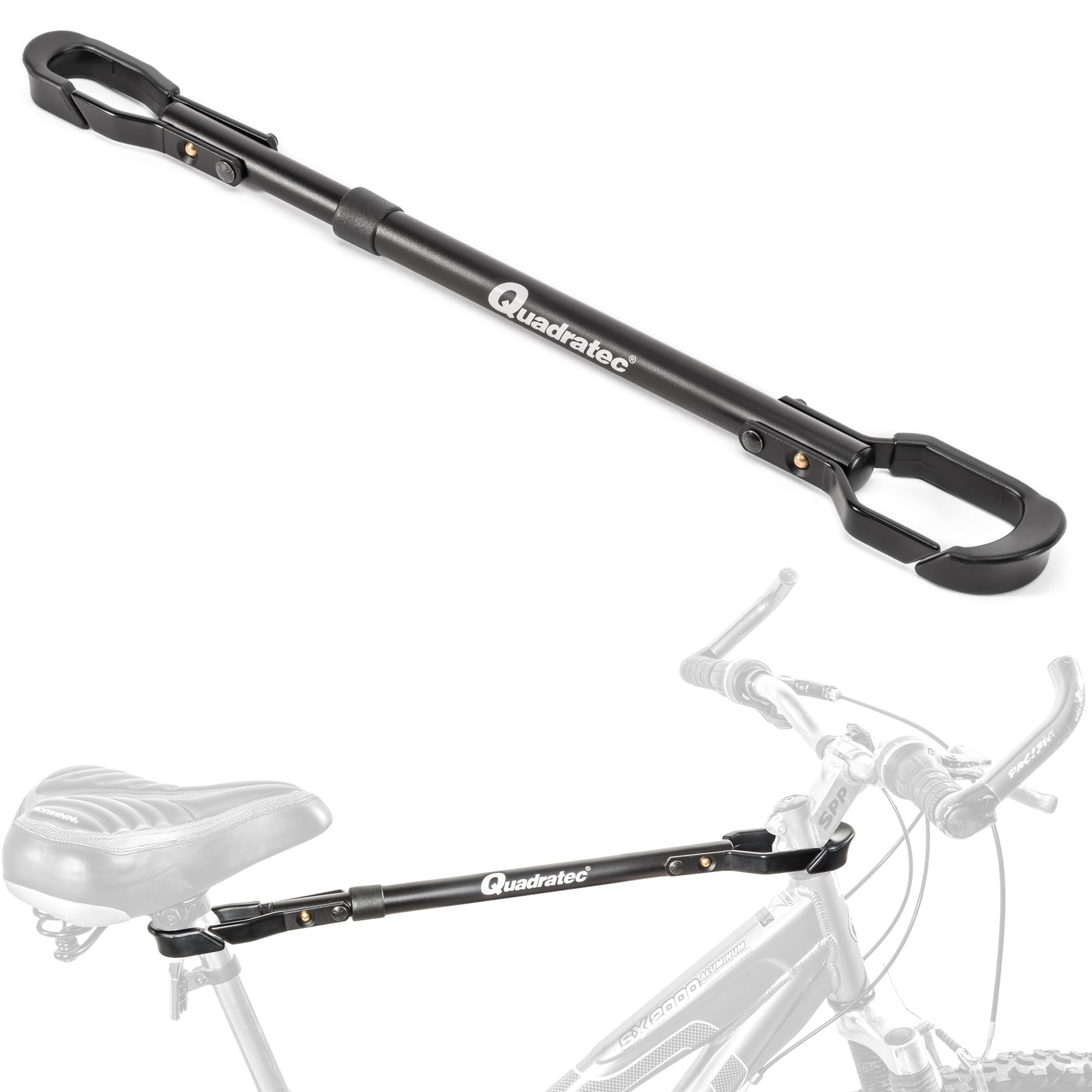 Quadratec Adjustable Bike Bar Adapter for Bike Rack - Fits 23.5