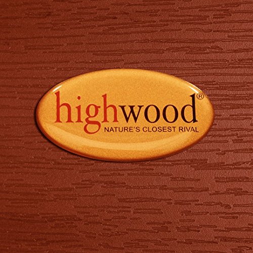 Highwood AD-DSST1-RED Rustic Red Adirondack Side Table - Outdoor Patio Furniture for Garden, Deck & Poolside Use