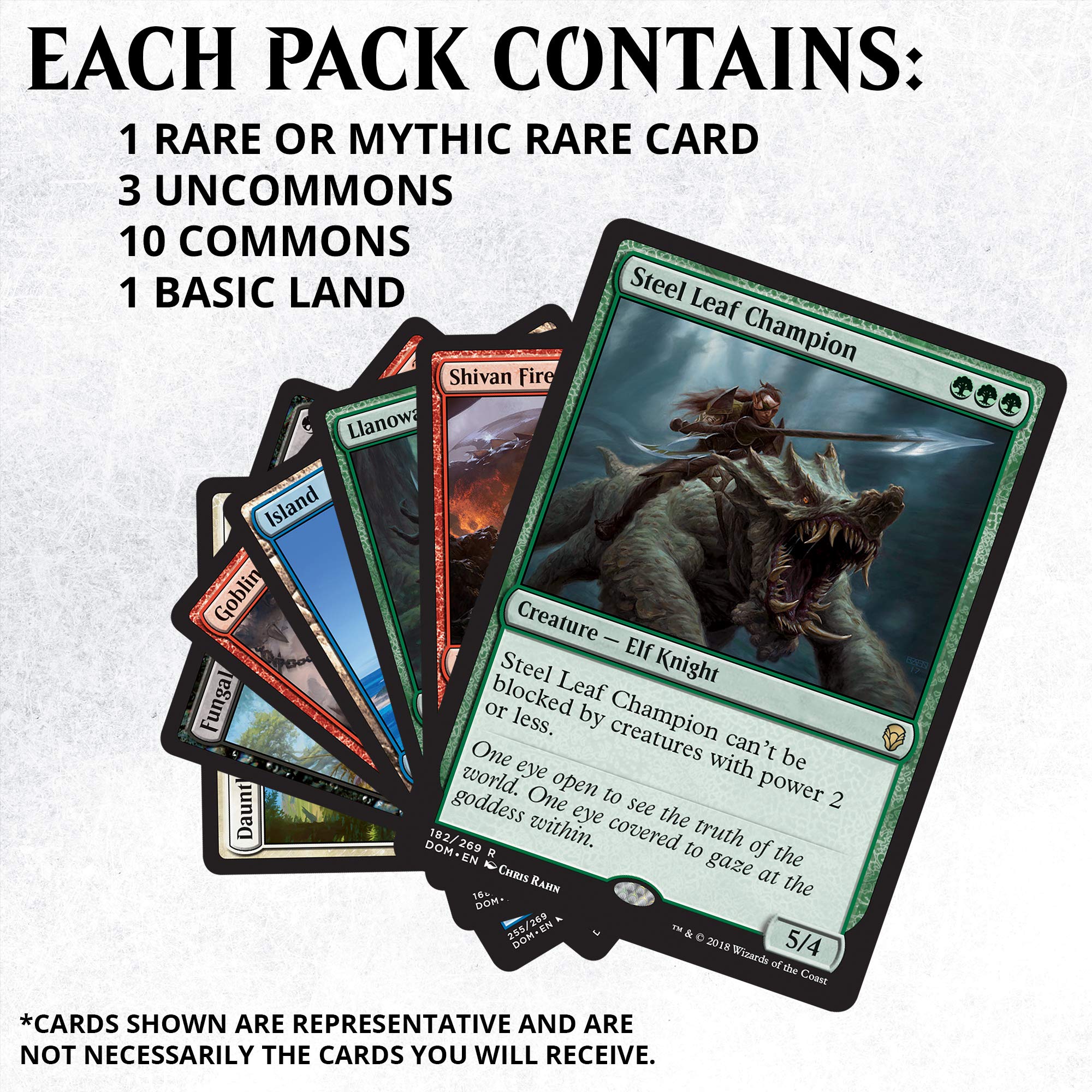 Magic: The Gathering Dominaria Booster Box - 36 Packs (540 Cards) | MTG Trading Card Game Expansion for Deck Building & Collecting | Perfect for Game Nights & Tournaments