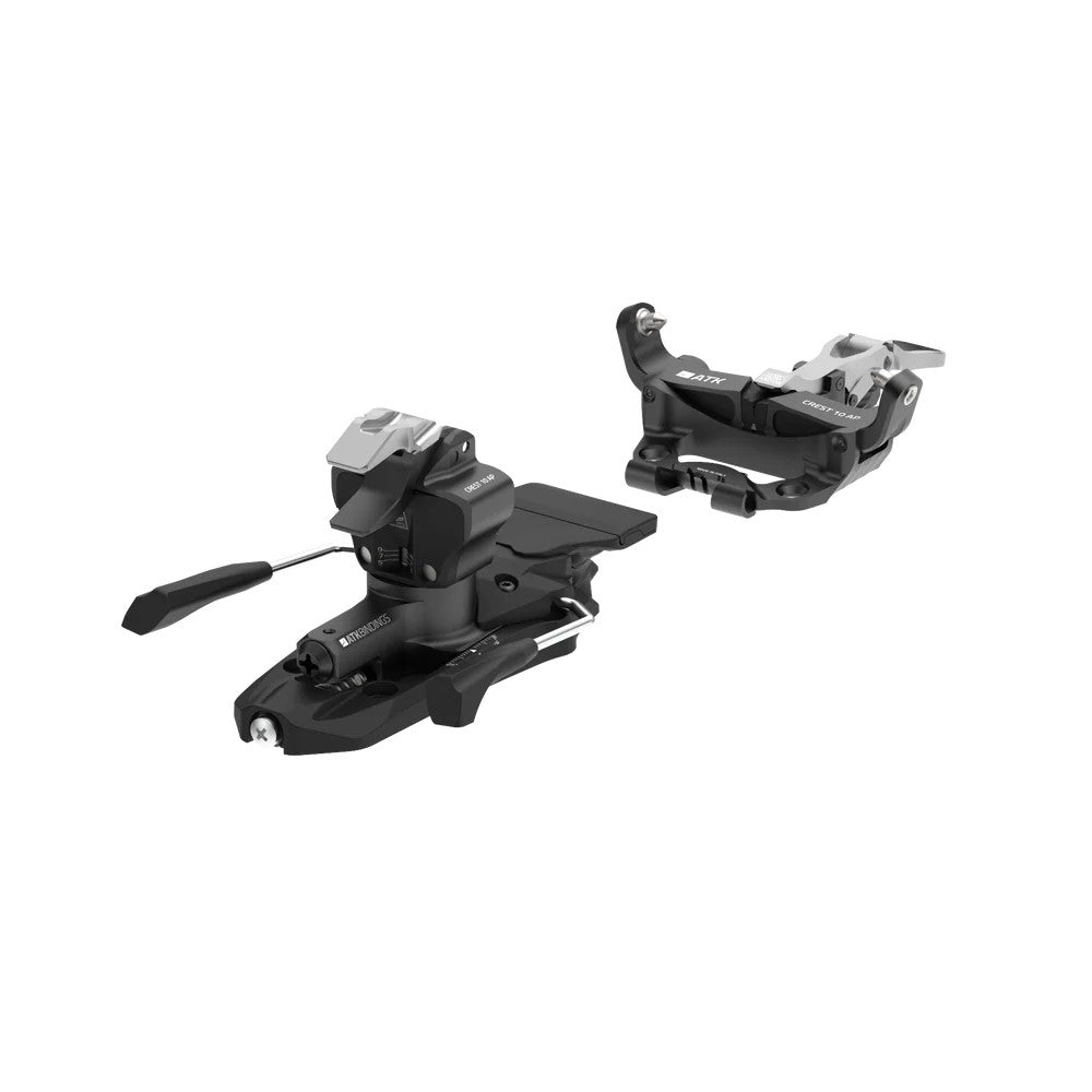 ATK Crest 10 Ski Bindings - Lightweight Alpine Touring Bindings for Backcountry & Freeride Skiing | Perfect for Powder, Mountaineering & Off-Piste Adventures