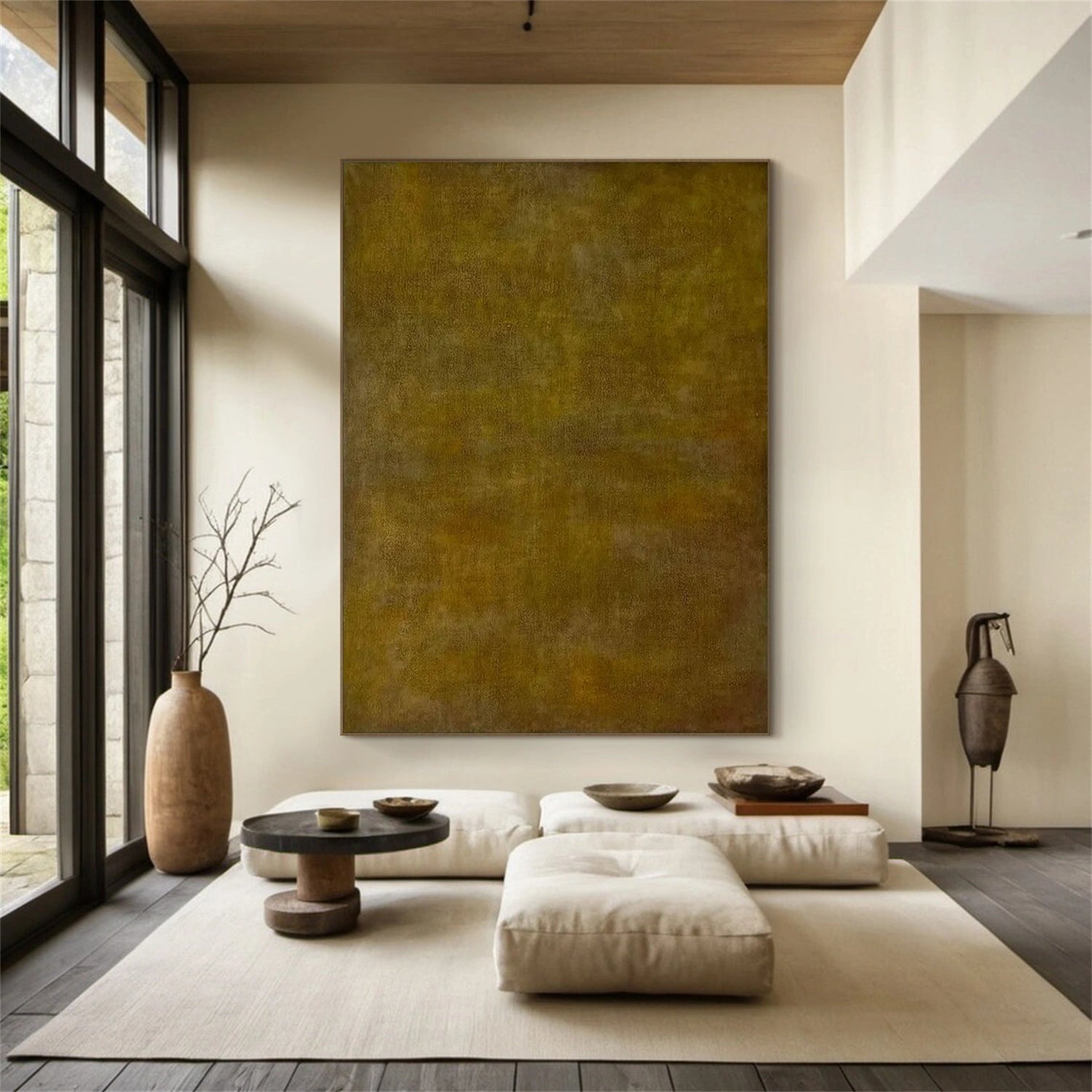 Brown Abstract Wall Art Canvas Print #BB164 - Modern Home Decor for Living Room, Bedroom & Office