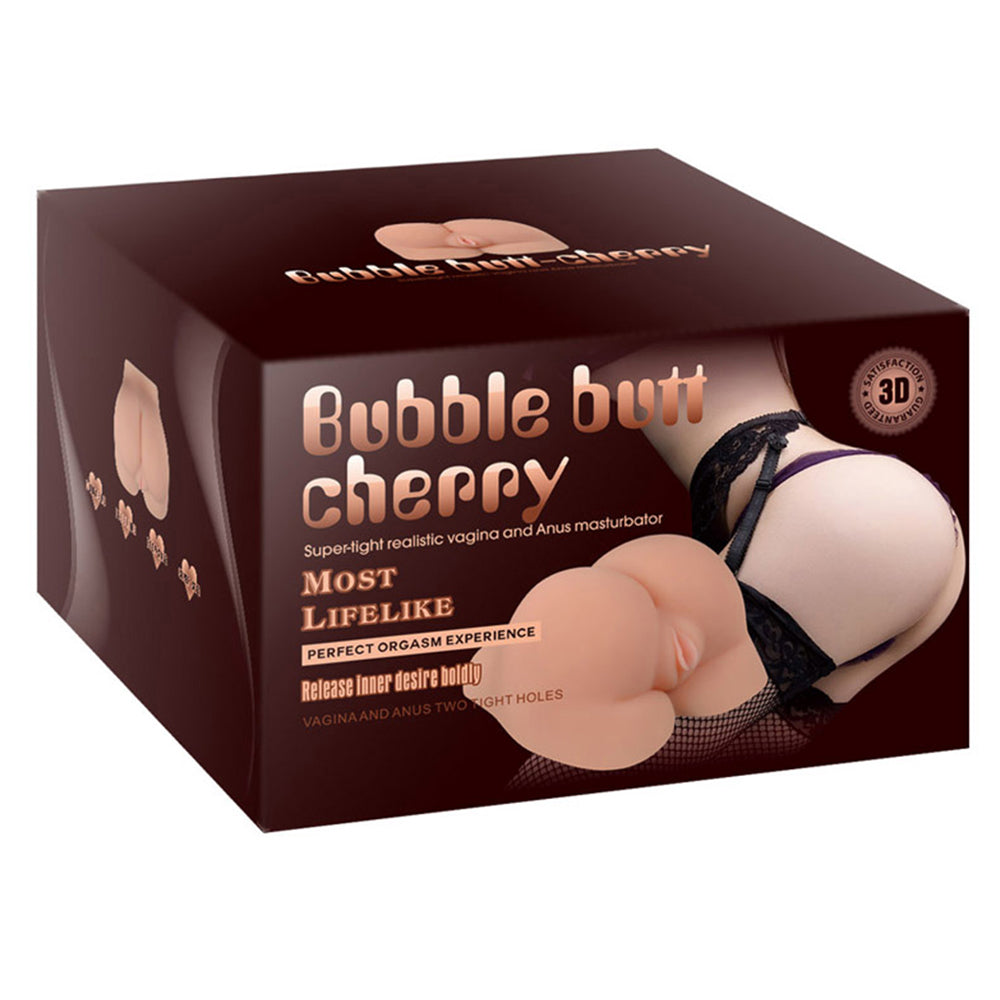 Premium Bubble Butt Cherry Doggy Style Vaginal & Anal Masturbator - Realistic Adult Toy for Men, Enhanced Pleasure Experience - Perfect for Solo Play & Couples Exploration