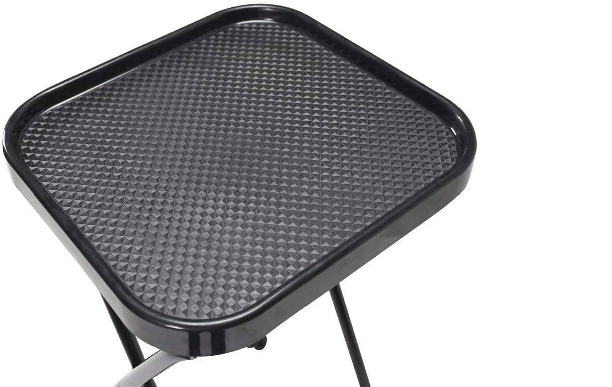 Foldable Serving Tray - CALEB Portable Folding Table Tray for Dining, Breakfast in Bed, Office Snacks & Outdoor Picnics