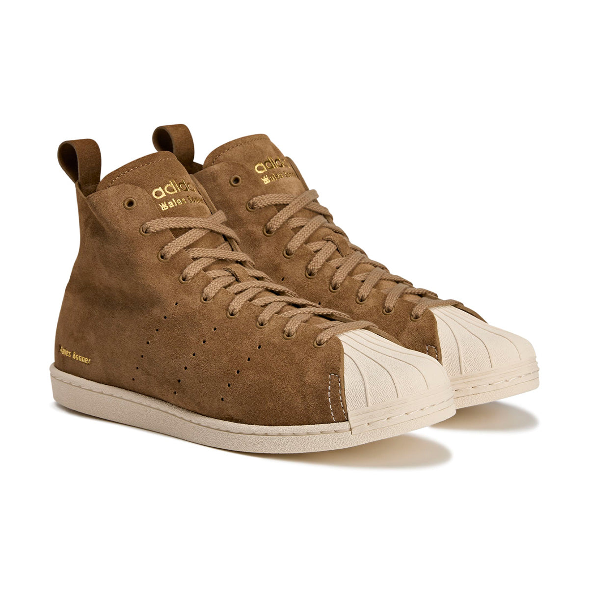 Wales Bonner Superstar Hi Sneakers in Brown - Stylish and Comfortable High-Top Shoes for Men & Women | Perfect for Casual Wear, Street Fashion, and Everyday Outfits