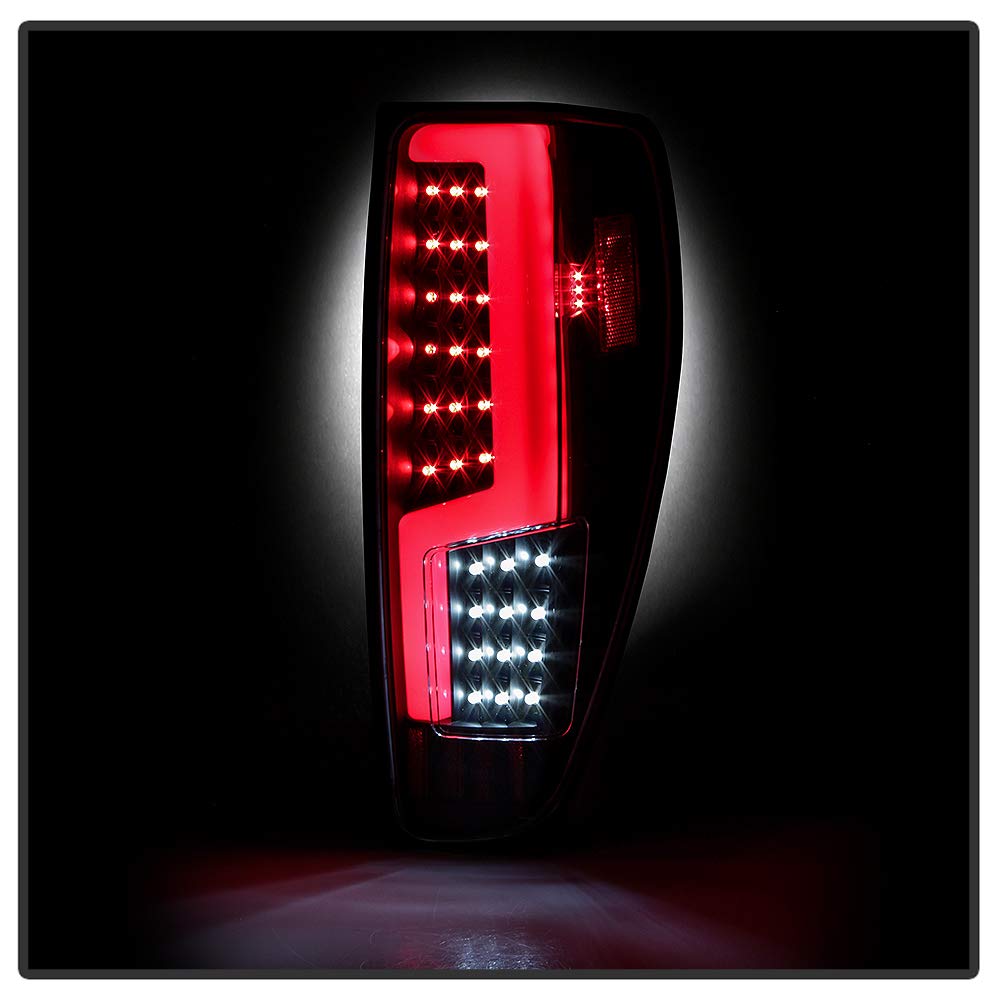 Jdragon LED Tail Lights for 2004-2012 Chevy Colorado & GMC Canyon - Black Rear Brake Light Assembly Set - Upgrade Your Truck's Style & Night Visibility for Safer Driving