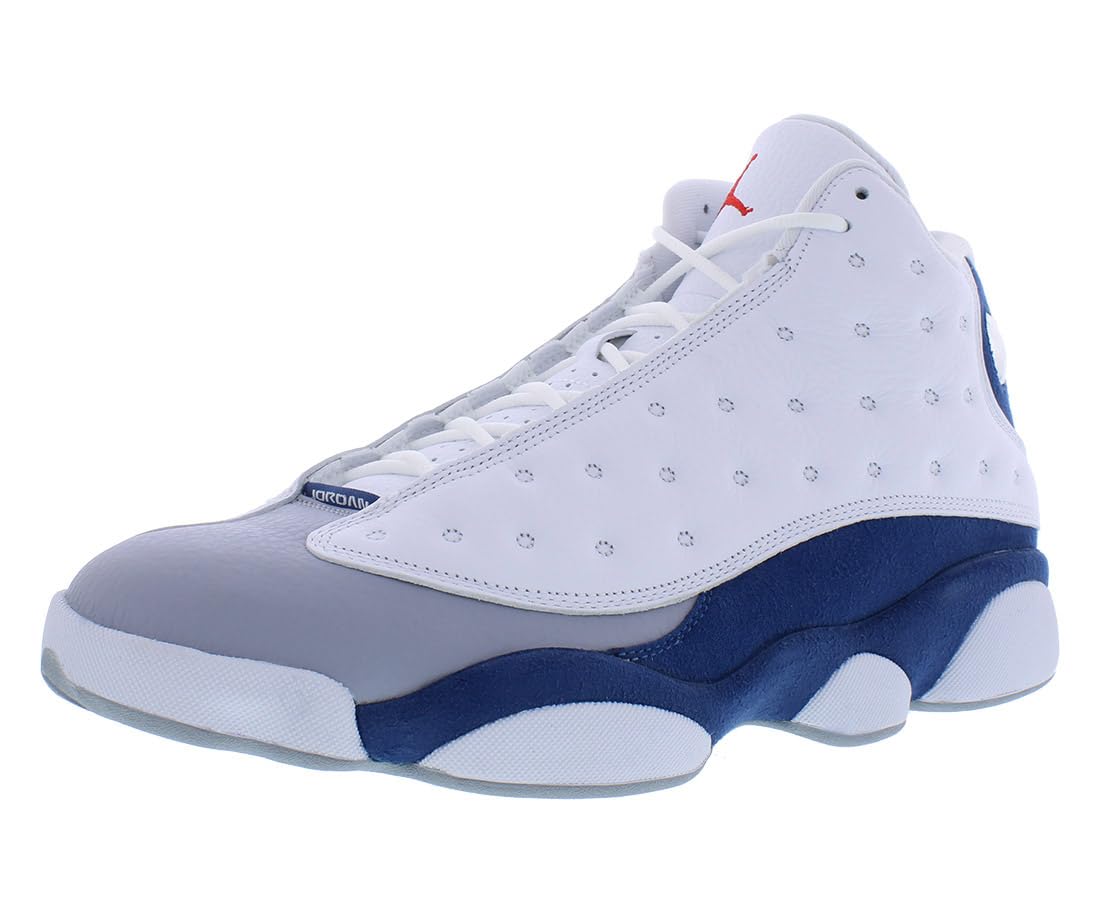 Jordan Men's Air Jordan 13 Retro Sneakers - Size 13 | French Blue & White Basketball Shoes for Men | Perfect for Streetwear, Basketball Games & Casual Outfits