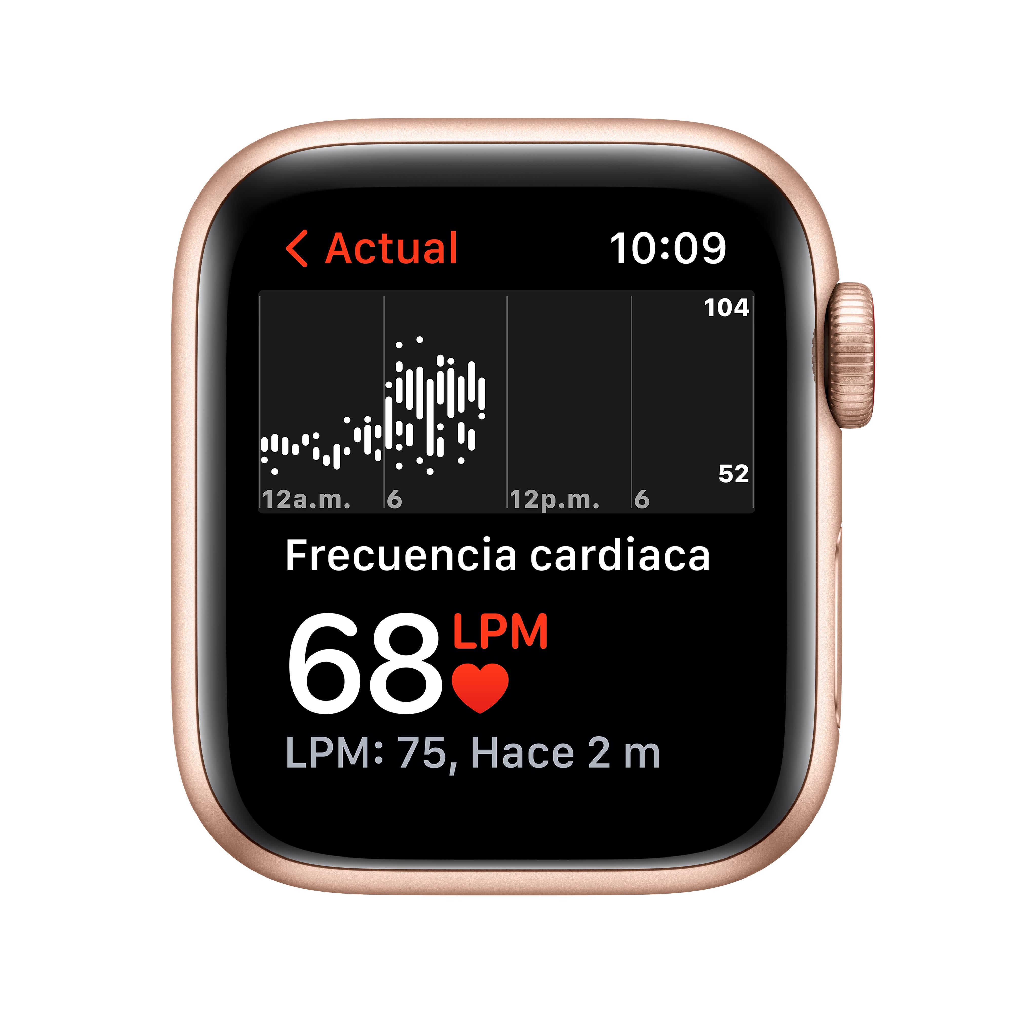 Apple Watch SE (GPS + Cellular) 44mm Gold Aluminum Case with White Star Sport Band - Perfect for Fitness Tracking, Calls & Daily Wear