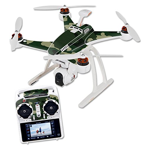 MightySkins Protective Skin Wrap for Blade Chroma Drone - Green Camo Design | Compatible with Quadcopter | Durable Vinyl Sticker Cover | Perfect for Outdoor Flying and Customization