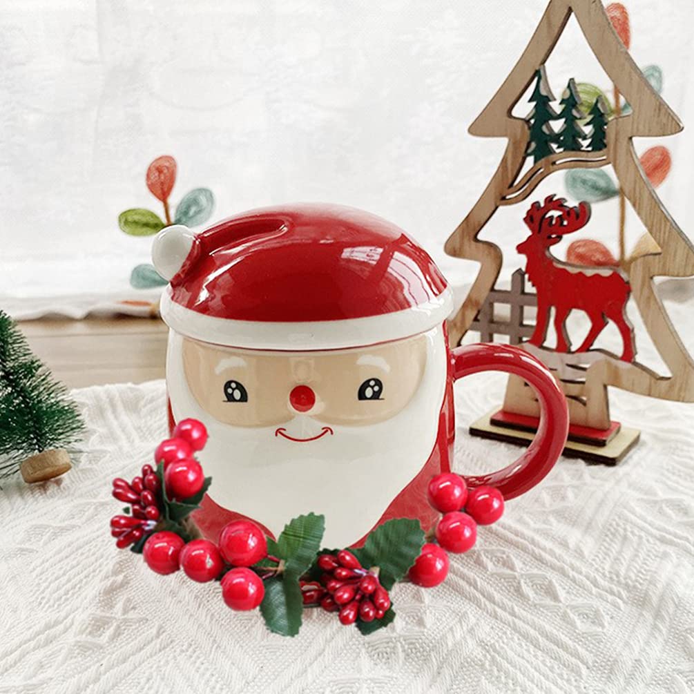 ABOOFAN 4-Piece Christmas Candlestick Garland Set - Holiday Candle Wreaths with Holly & Floral Decor for Autumn & Winter Seasons | Perfect for Fireplace Mantel, Dining Table Centerpiece, and Festive Home Decor