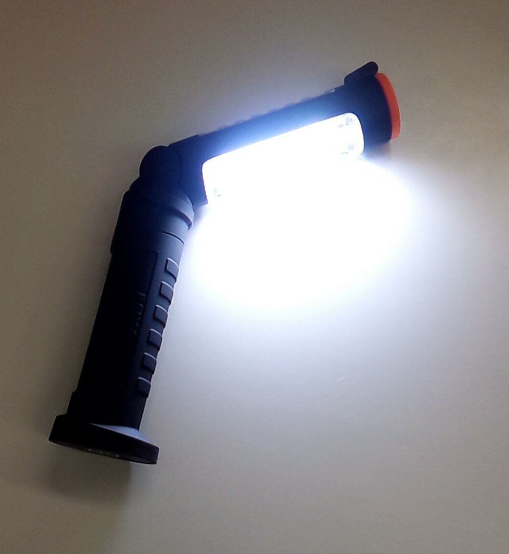 Bahco Aluminum LED SMD Flexible LED Flashlight - Portable Work Light for Camping, Hiking, Emergency & Home Repair