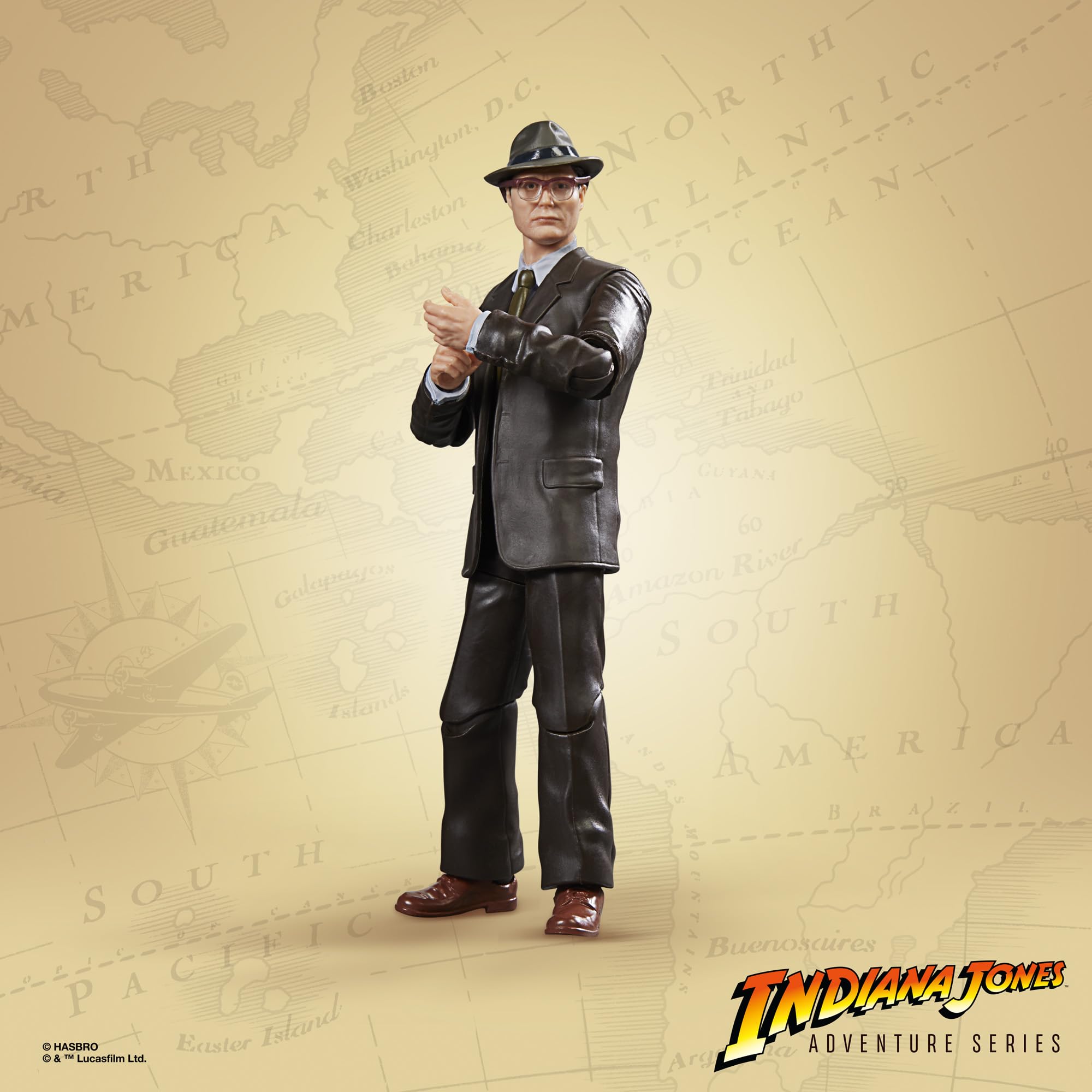 Indiana Jones and The Dial of Destiny Adventure Series - 6-inch Doctor Jürgen Voller Action Figure for Kids Ages 4+ | Collectible Movie Toy for Playtime & Display