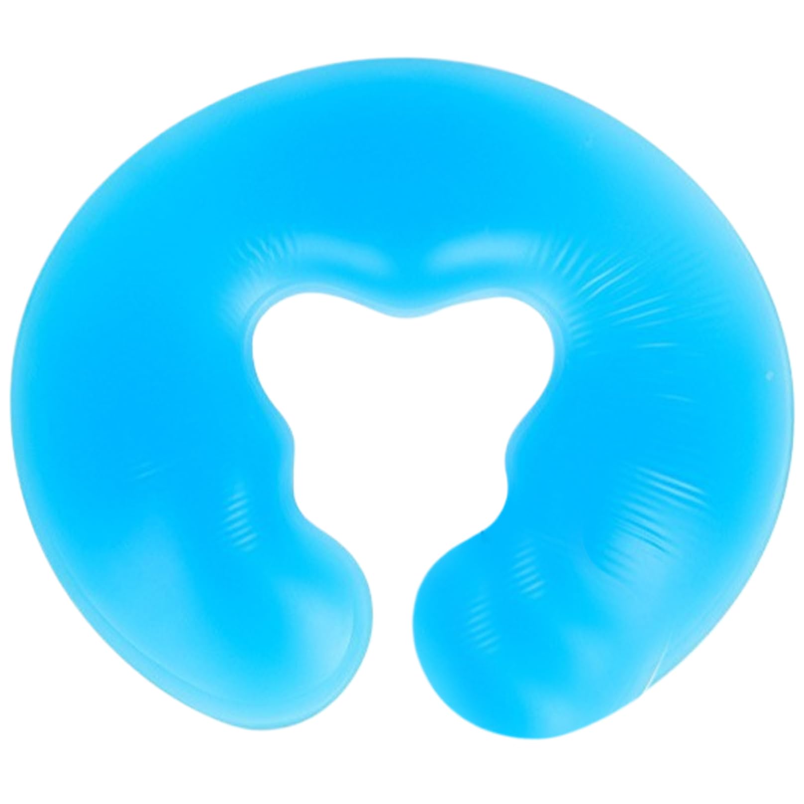 **U-Shaped Massage Pillow with Soft Silicone & Non-Slip Base - Comfortable Face Down Pillow for Massage Chairs & SPA Beds - Perfect for Relaxation, Facials, and Pain Relief**