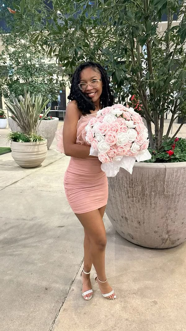 Elegant Pink Strapless Ruffled Birthday Dress J6702 - Perfect for Homecoming, Prom, and Special Occasions