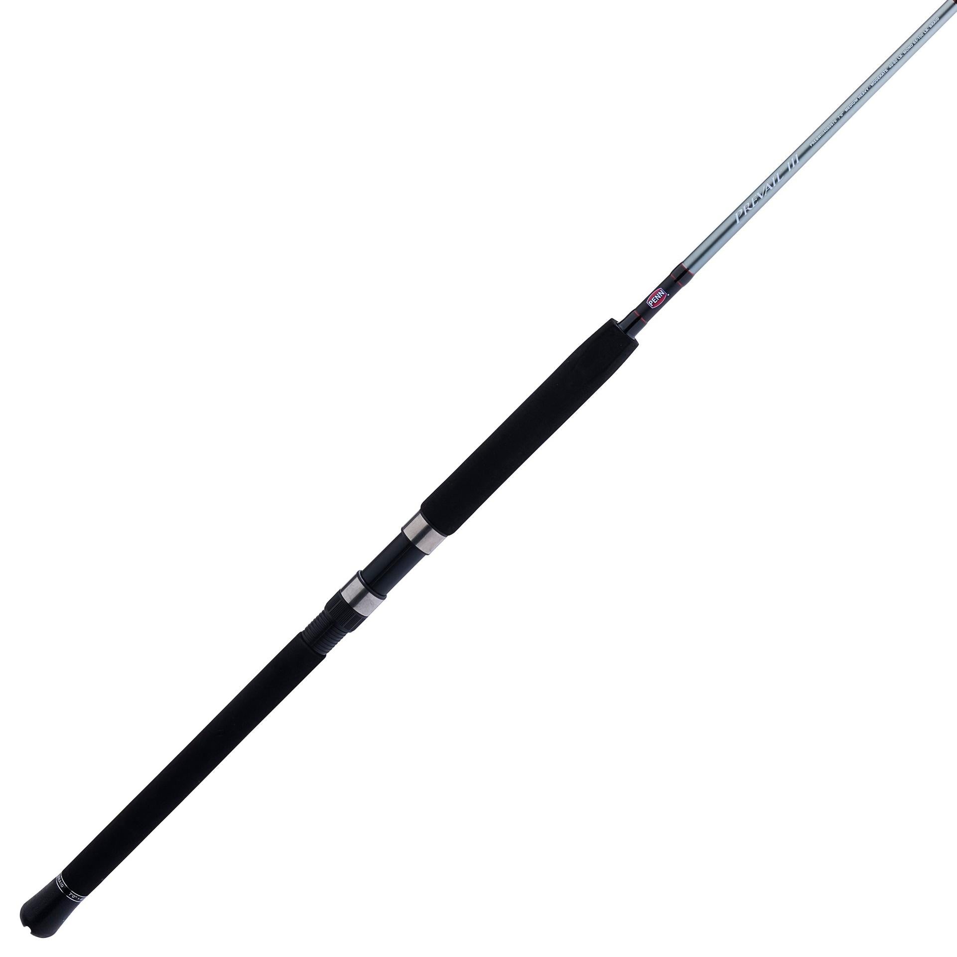 Prevail® III Spinning Boat Fishing Rod - Saltwater & Freshwater Fishing Rod for Offshore & Inshore Angling - Perfect for Deep Sea, Pier, and Kayak Fishing
