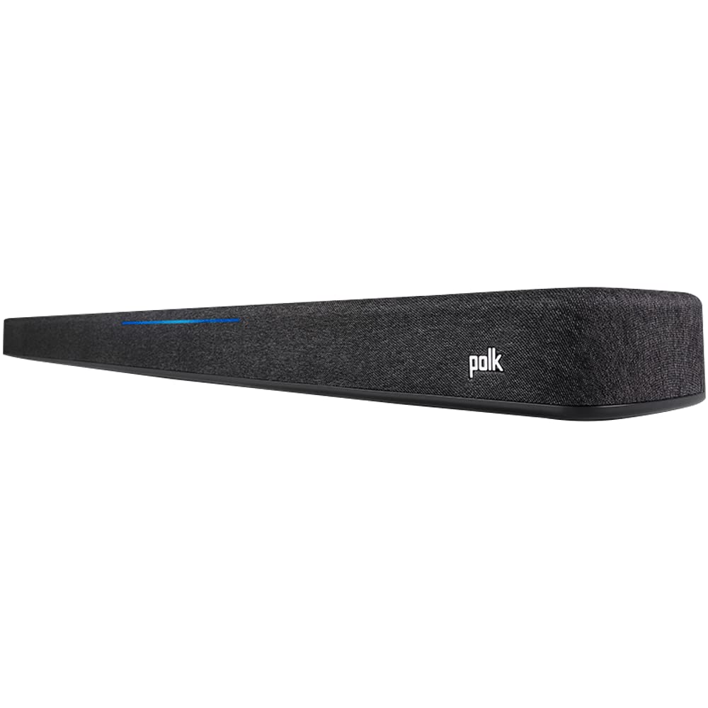 Polk Audio React Sound Bar with Dolby & DTS Virtual Surround Sound - Next Gen Alexa Built-in for Voice Control, Calls & Messaging - Expandable to 5.1 System with React Subwoofer & SR2 Speakers - Perfect for Home Theater, Gaming & Music Streaming