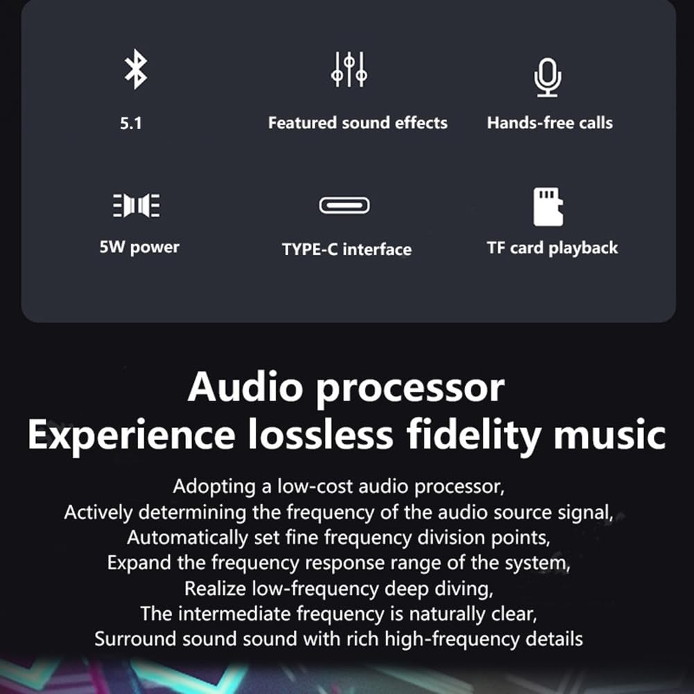 Mecha Style Transparent Bluetooth Speaker - Portable Wireless Outdoor Speaker with HD Call & Powerful Bass, Perfect for Hiking, Camping, Beach & Sports Activities