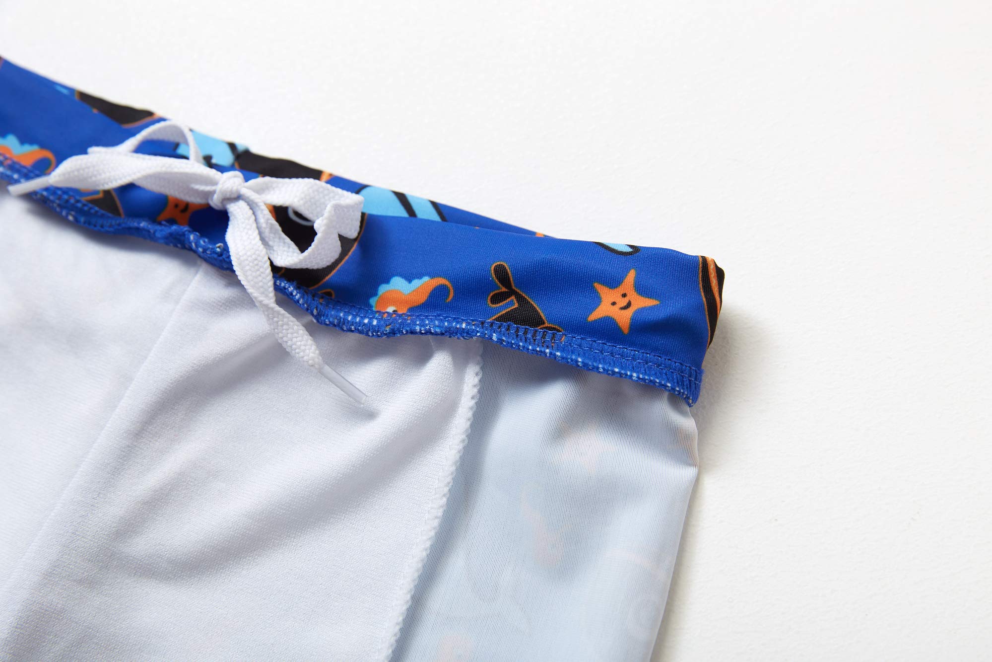 Baby & Toddler UPF 50+ Sun Protection Swim Trunks with Matching Sun Hat - Quick Dry Boys Girls Beach Swimwear for Pool, Ocean & Summer Water Activities
