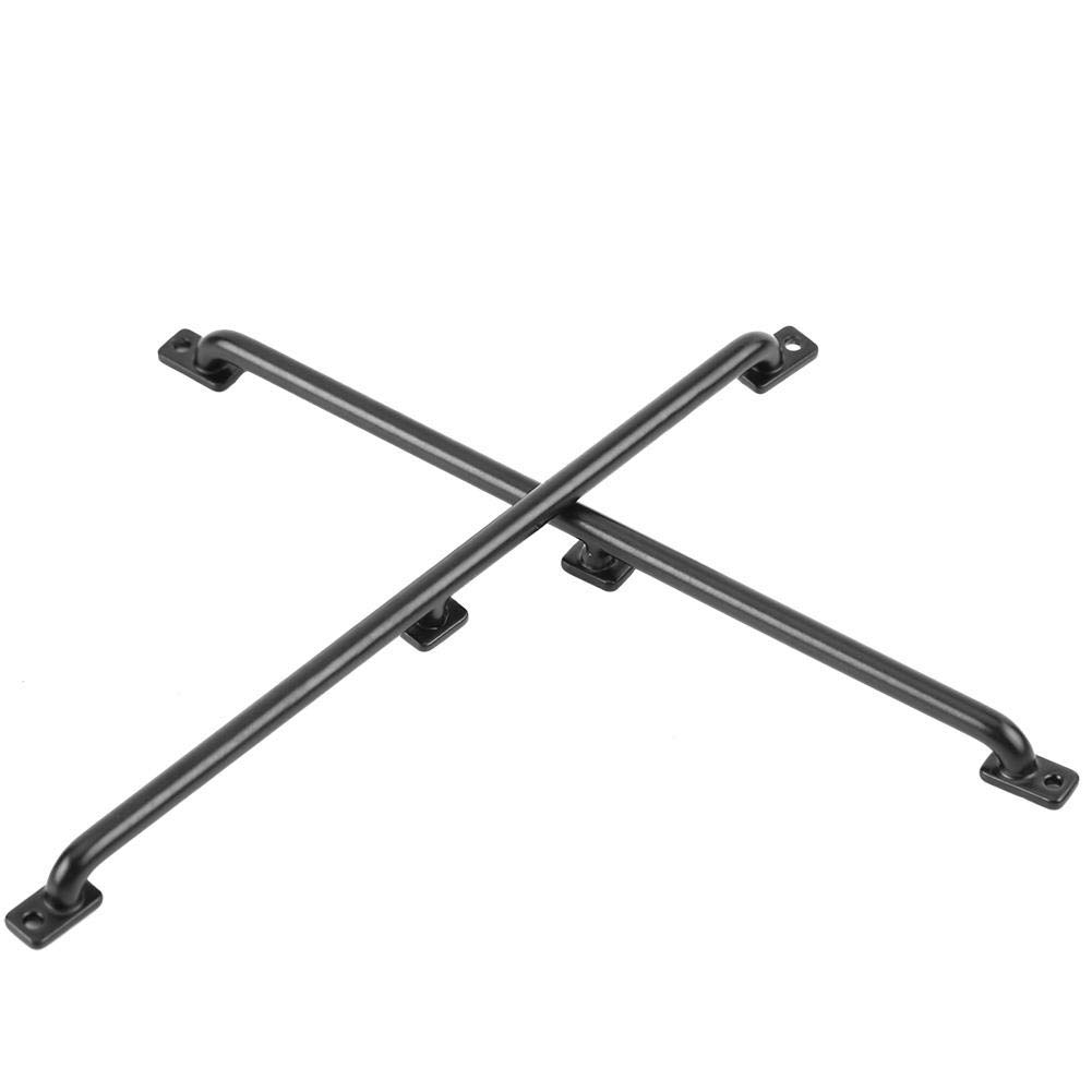 Dilwe 1/10 Scale RC Crawler Car Metal Handrail Set - Left & Right Body Shell Replacement Parts (5.31 Inch) for Off-Road RC Vehicle Upgrades & Trail Crawling Adventures