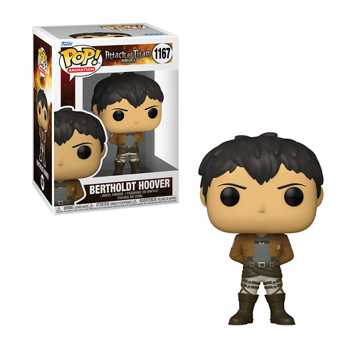 Funko Pop! Attack on Titan Bertholdt Hoover Vinyl Figure #1167 - Anime Collectible for Fans, Perfect for Display & Gifts