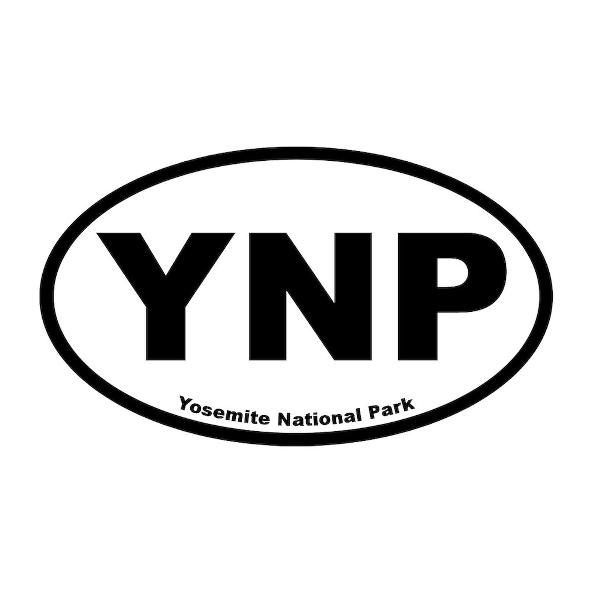 Yosemite National Park Oval Sticker - Waterproof Vinyl Decal for Cars, Laptops, Windows | Perfect for Outdoor Enthusiasts & Nature Lovers