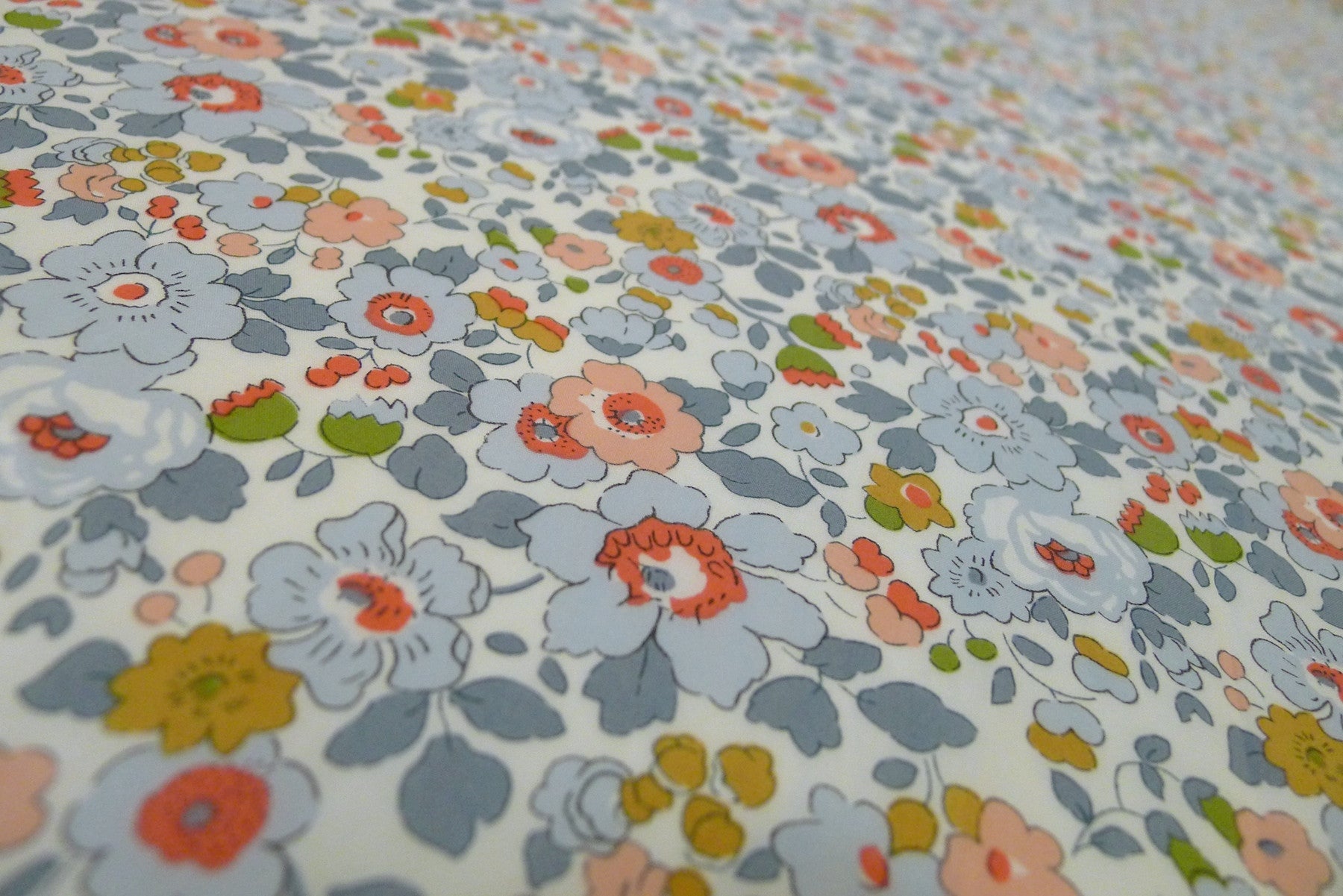 Betsy Blue Tana Lawn Cotton Fabric - Premium Quality for Dresses, Blouses & Quilting | Perfect for Sewing, Crafting & DIY Projects