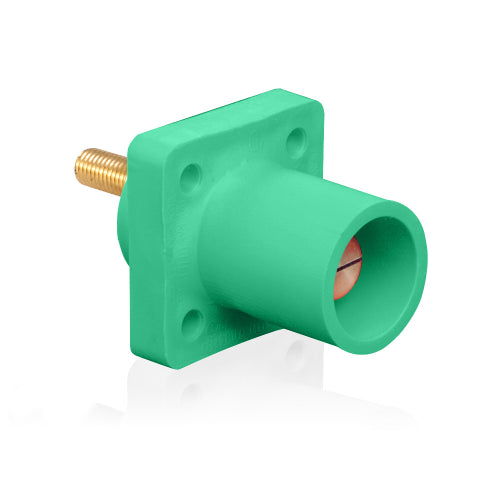 Leviton 90 Degree Series 16 Panel Mount Camlocks - Threaded Post for #2-4/0 AWG Wires | Electrical Panel Connections & Industrial Power Distribution