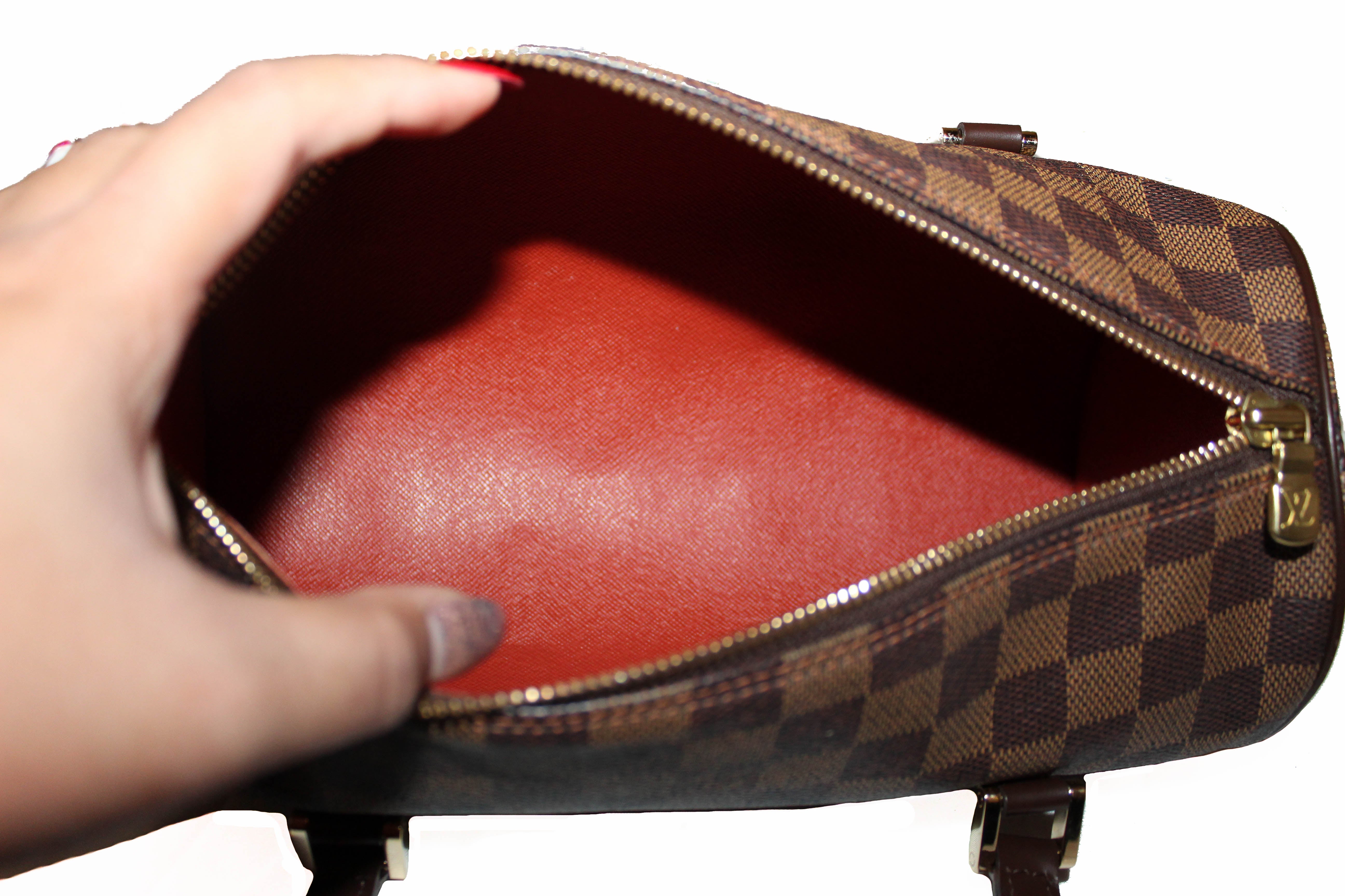 Authentic Louis Vuitton Damier Ebene Papillon 26 Crossbody Bag - Luxury Designer Handbag for Women, Perfect for Work, Travel & Evening Events