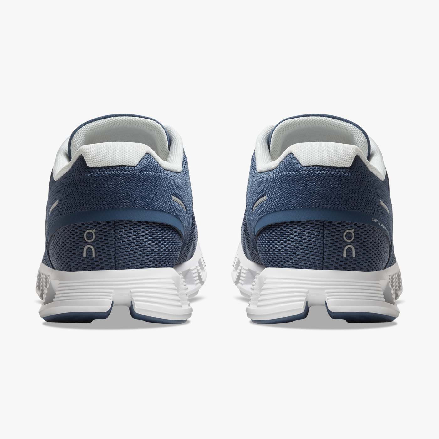 On Running Women's Cloud 5 Running Shoes - Lightweight & Breathable Denim/White Sneakers for Jogging, Gym Workouts & Casual Wear