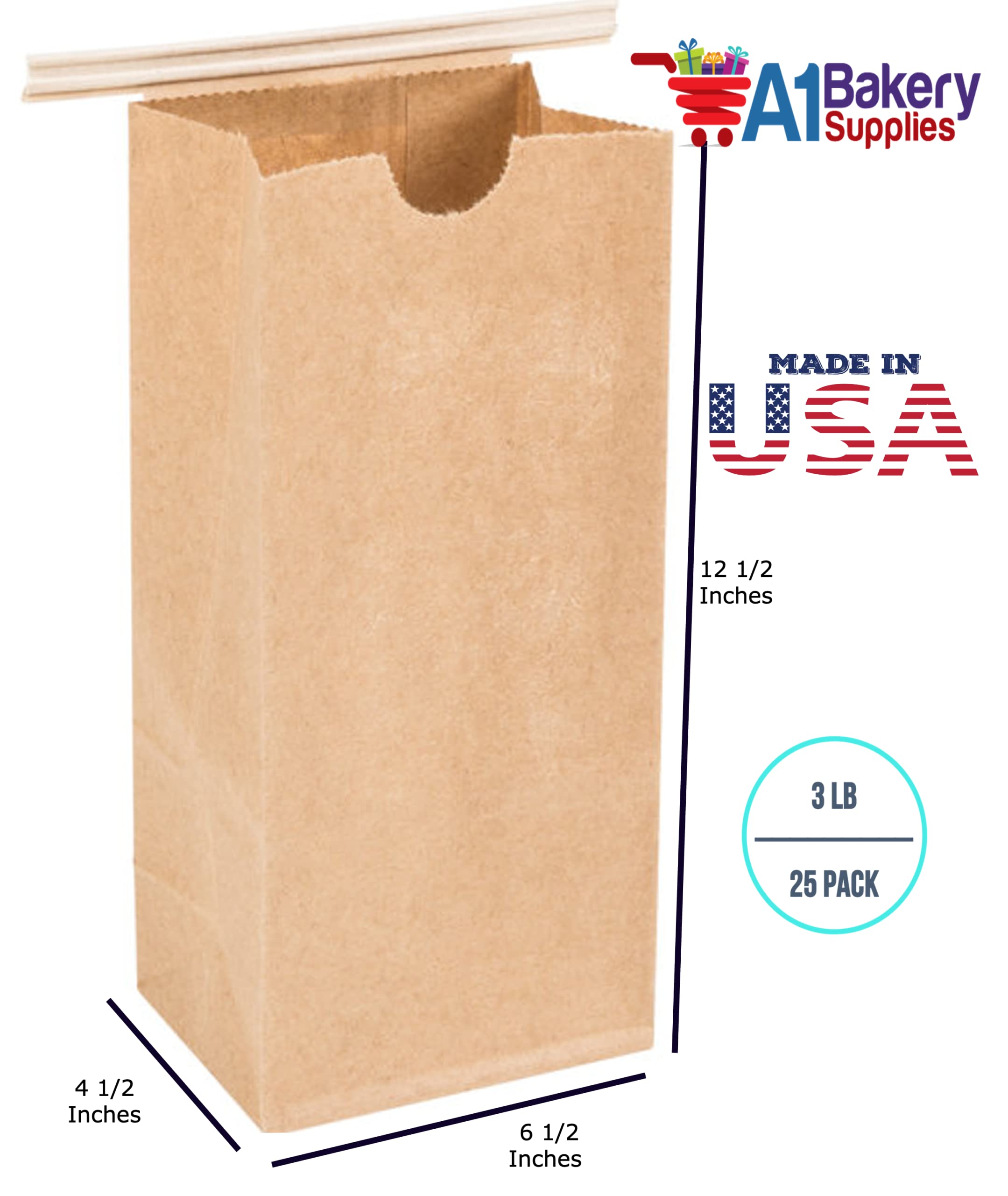 Resealable Kraft Tin Tie Coffee Bags - 3 Lb (25 Pack) | Airtight Poly-lined Storage for Coffee Beans, Tea & Snacks | Perfect for Home Brewing, Pantry Organization & Bulk Food Storage