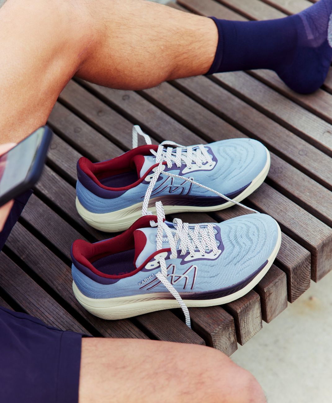 Men's IKONI 3.0 Running Shoes - Quarry/Cabernet Color - Lightweight Athletic Sneakers for Jogging, Gym Workouts & Casual Wear