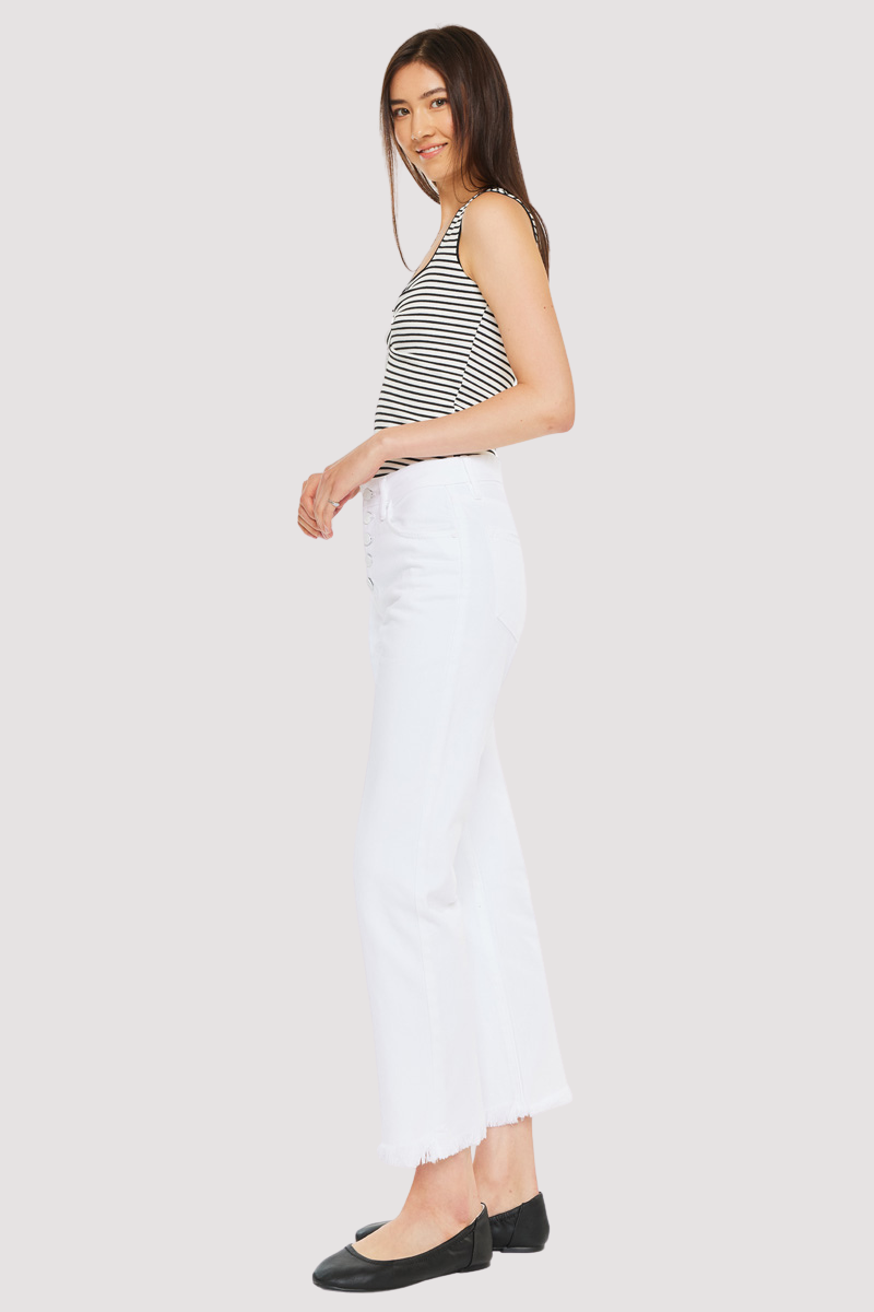 Cammie High Rise Straight Leg Jeans for Women - Stretch Denim Pants, Comfortable & Flattering Fit - Perfect for Casual Wear, Office, and Date Nights