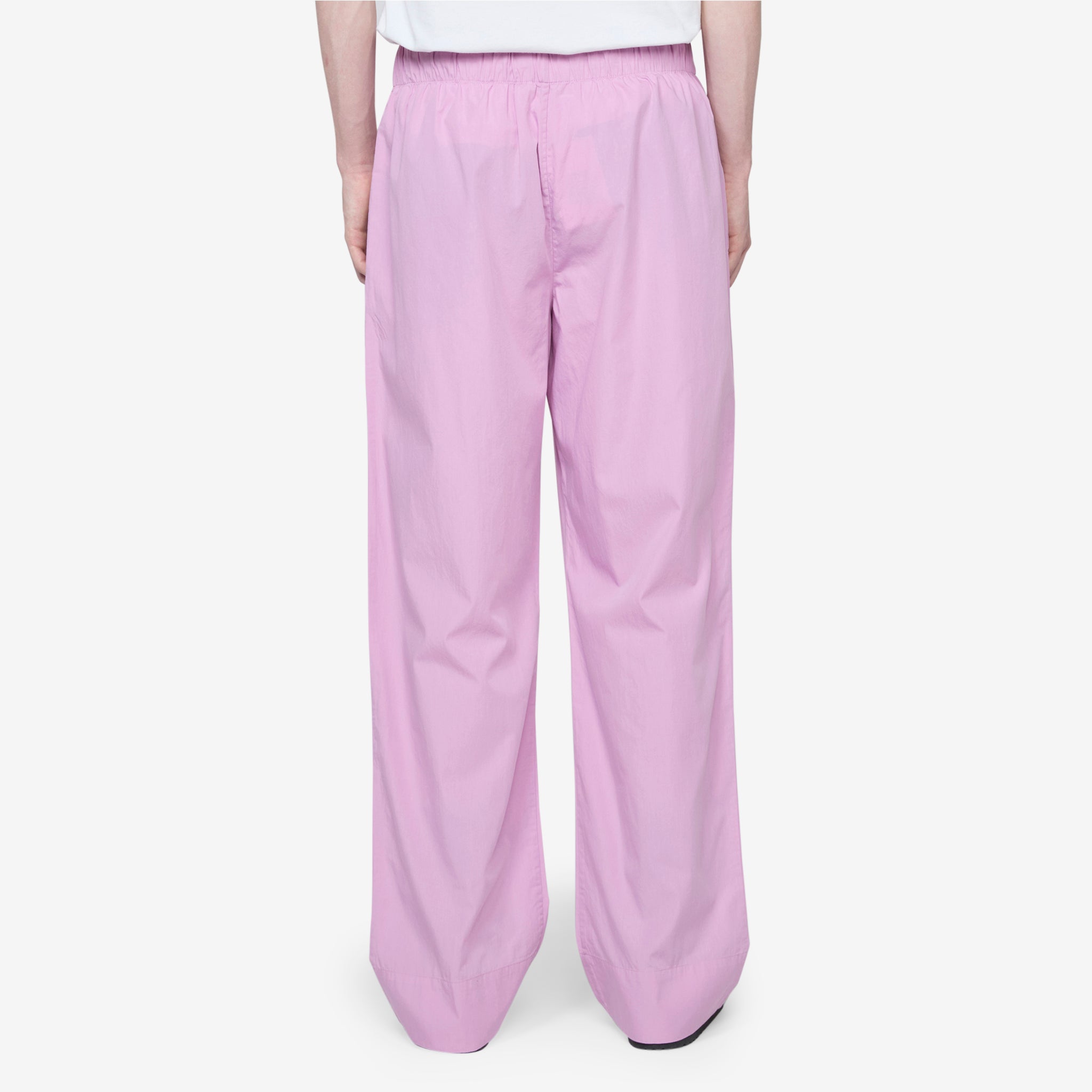 Soft Cotton Poplin Pajama Pants for Women - Purple & Pink Striped - Comfortable Sleepwear for Lounge & Bedtime