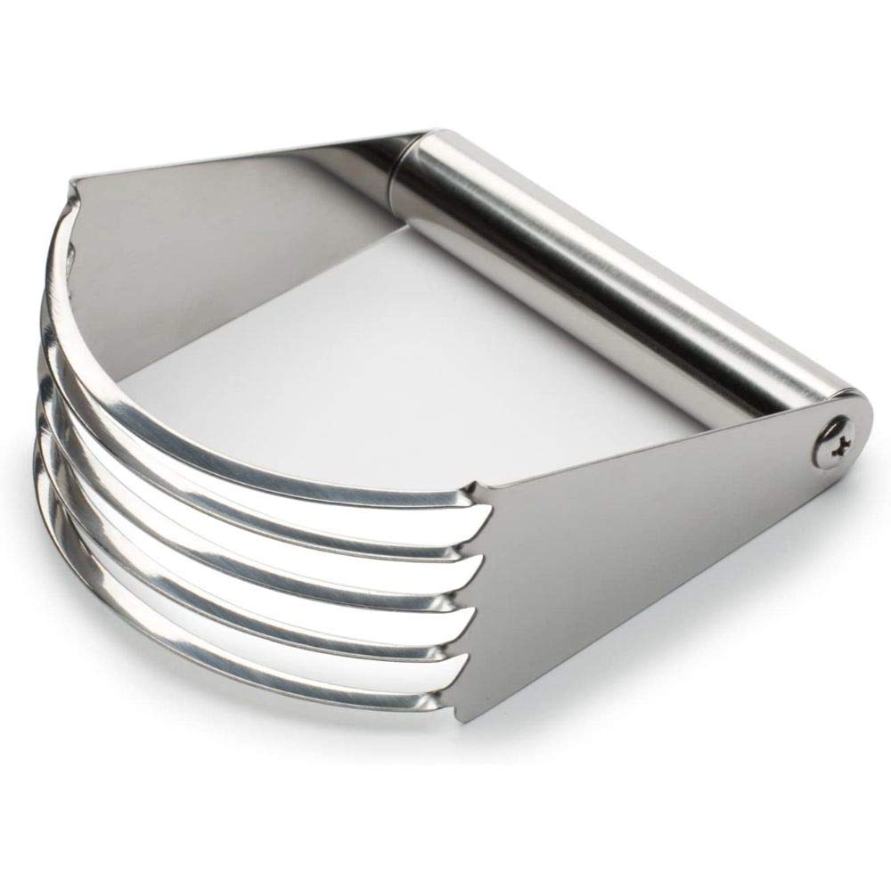 Fox Run 5856 Stainless Steel Dough Blender - 4.75 x 4 x 1.75 Inches - Perfect for Pie Crusts, Pastry Dough & Baking Essentials