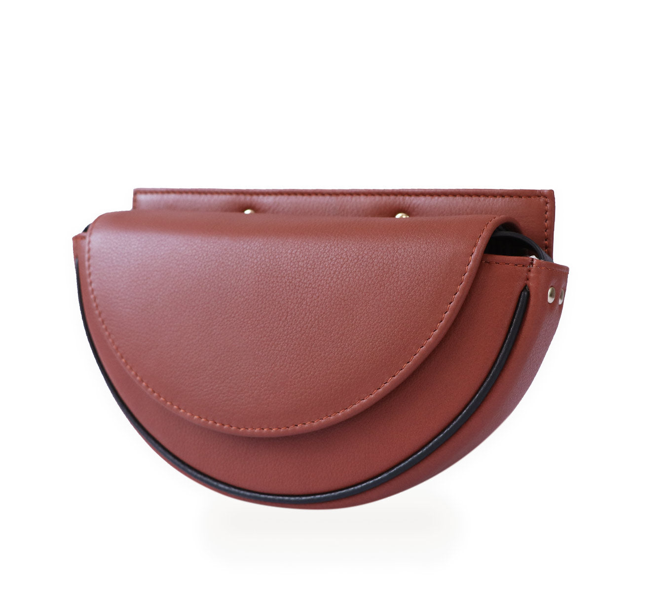 Premium Leather Crescent Belt Bag - Stylish Crossbody Fanny Pack for Women & Men - Perfect for Travel, Hiking, and Everyday Use