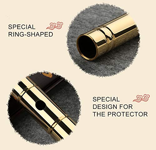 Professional D Key Chinese Dizi Flute - H62 Brass Tube with Bamboo Section, Traditional Musical Instrument for Beginners & Professionals | Perfect for Performances, Practice & Cultural Events