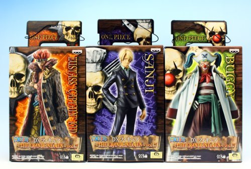 One Piece DX Figure THE GRANDLINE MEN Vol.7 - Banpresto Anime Action Figure Set (3-Piece Complete Collection) | Japan Import | Perfect for Display, Collectors & Anime Fans