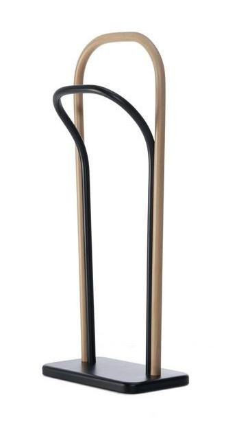 GTV Arch Bentwood Clothes Valet Stand - Premium Wooden Valet Hanger for Suits, Jackets & Pants | Perfect for Bedroom, Closet & Dressing Room Organization
