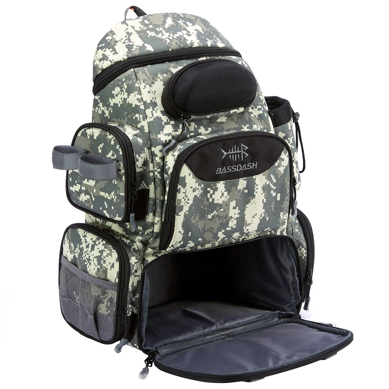 Tactical Fishing Backpack - Lightweight Waterproof Tackle Box Bag with Multiple Storage Pockets | Perfect for Outdoor Fishing, Camping & Hiking Gear Organization
