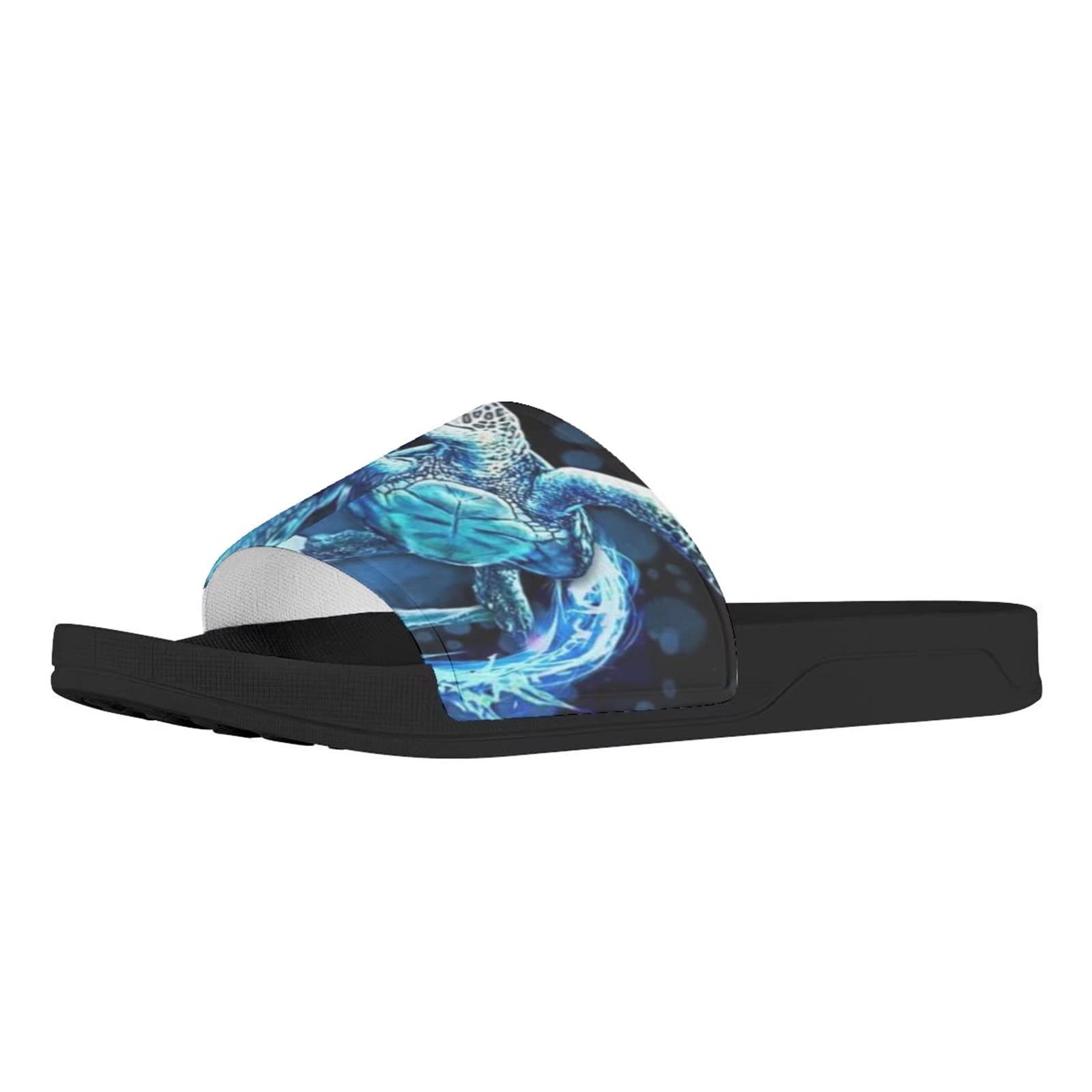 FOR U DESIGNS Women's Summer Sandals - Comfortable Anti-Skid Slides for Indoor/Outdoor Use - Perfect for Beach, Hotel, Home & Vacation Wear