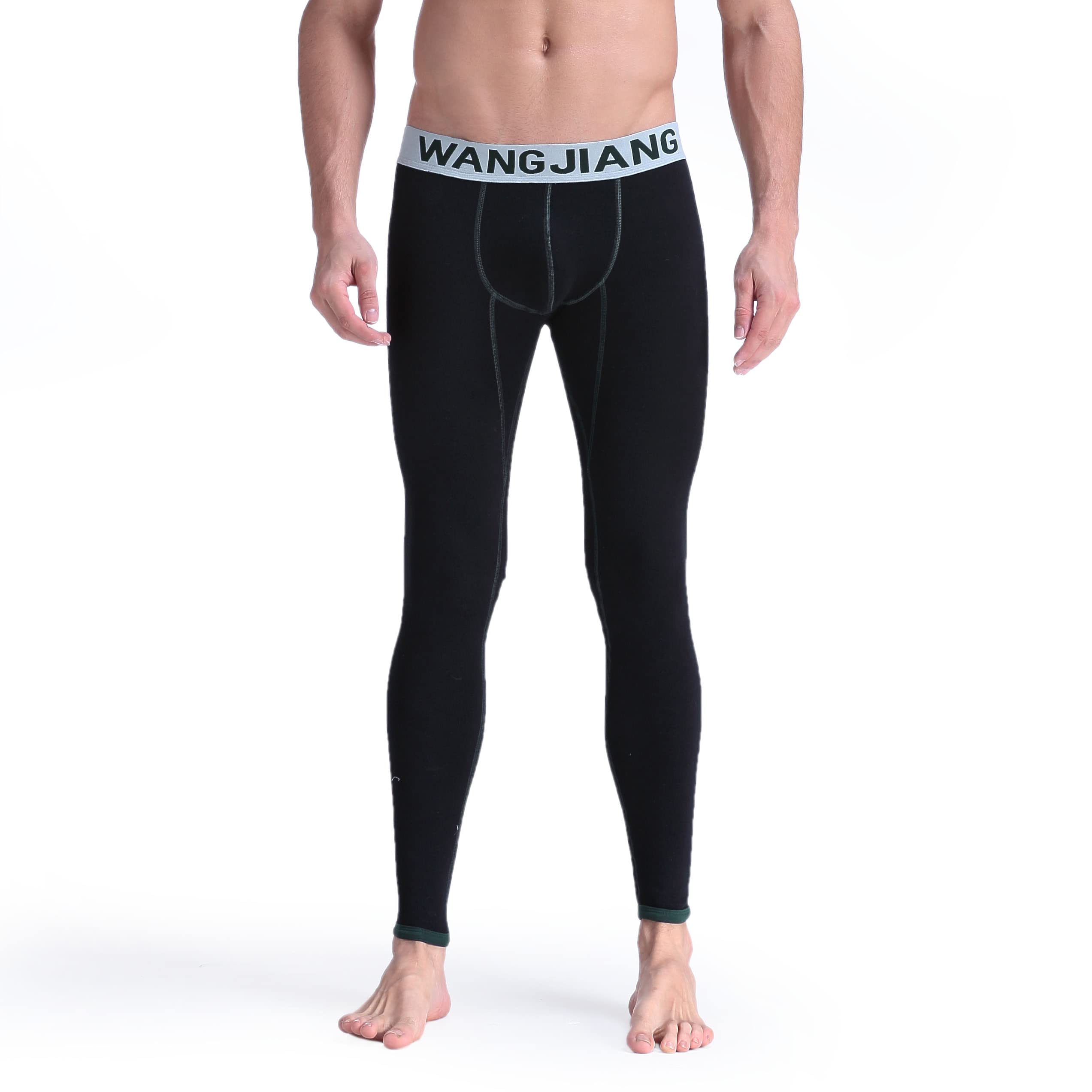 Azuki Men's Thermal Underwear Bottoms - Winter Base Layer Pants, Fleece-Lined Long Johns for Cold Weather - Perfect for Skiing, Hiking & Outdoor Activities
