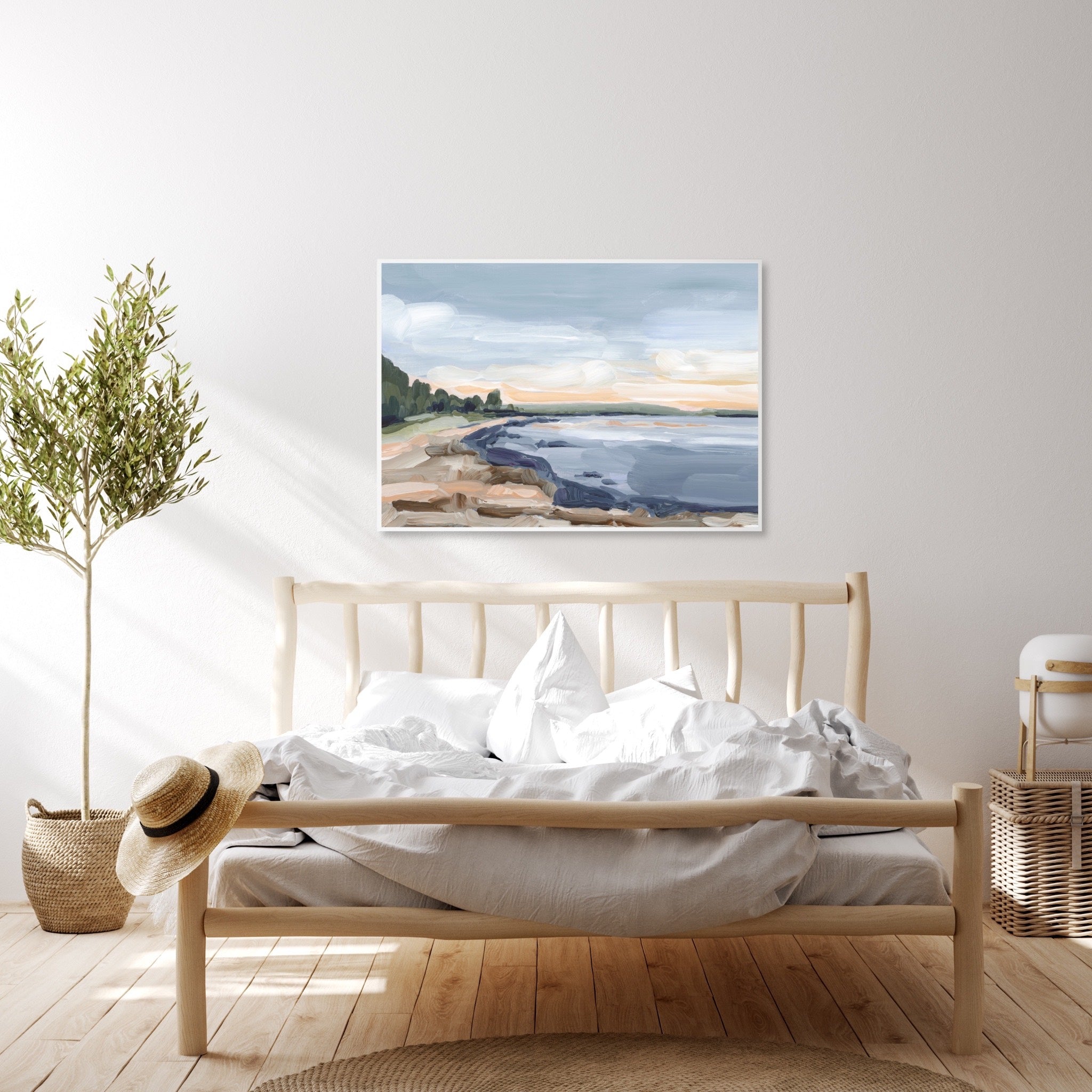 Beautiful Marsh Landscape Art Print - Nature Wall Decor for Living Room, Bedroom & Office | High-Quality Canvas Painting