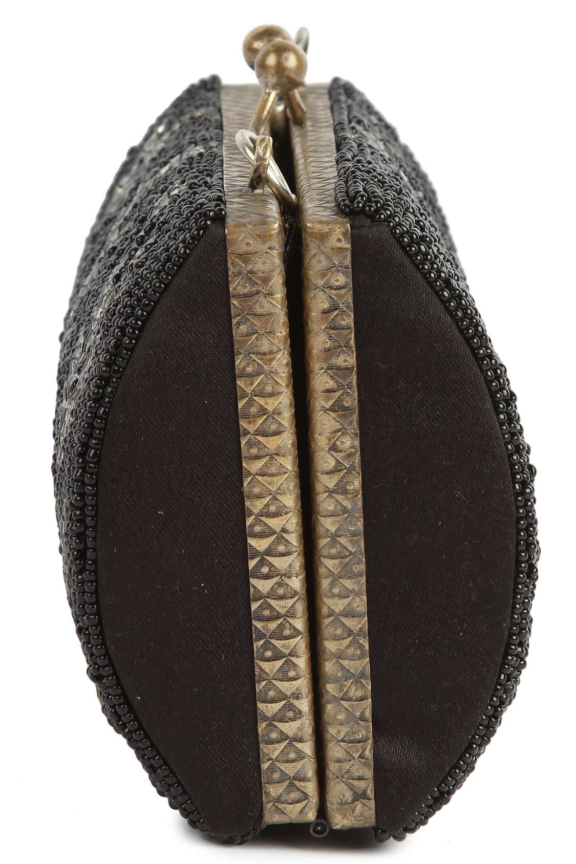 Arianna Black Beaded Box Bag - Stylish Women's Crossbody Purse for Evening Parties, Date Night & Special Occasions