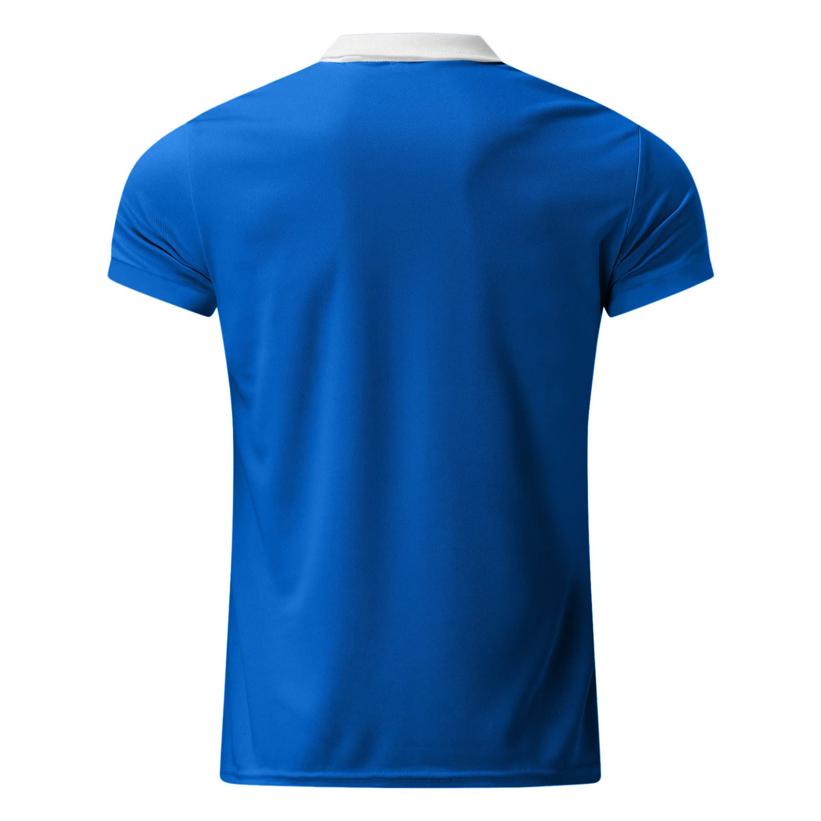 **Men's Slim Fit Polo Shirts - Short Sleeve Fashion Business Casual Shirts with Zipper Collar for Golf, Office & Outdoor Activities**